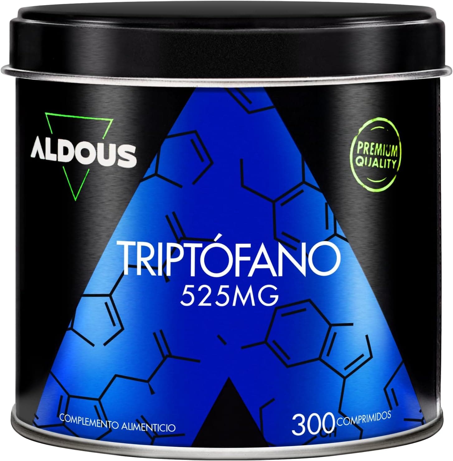 L Triptofano Puro 525mg - Para 10 meses - L-Triptofano para Dormir Bien