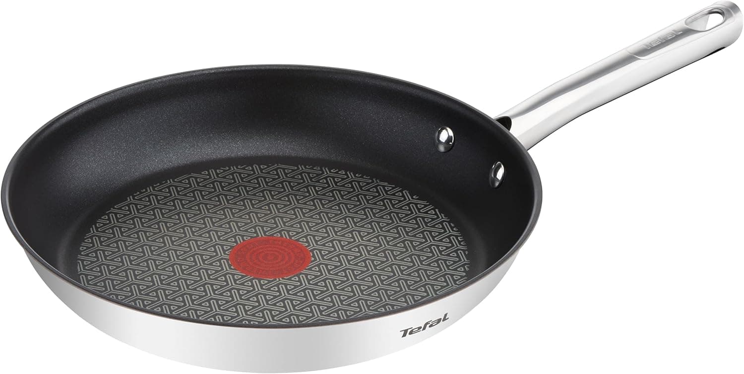 Tefal Duetto - Sartén 28 cm, Acero inoxidable