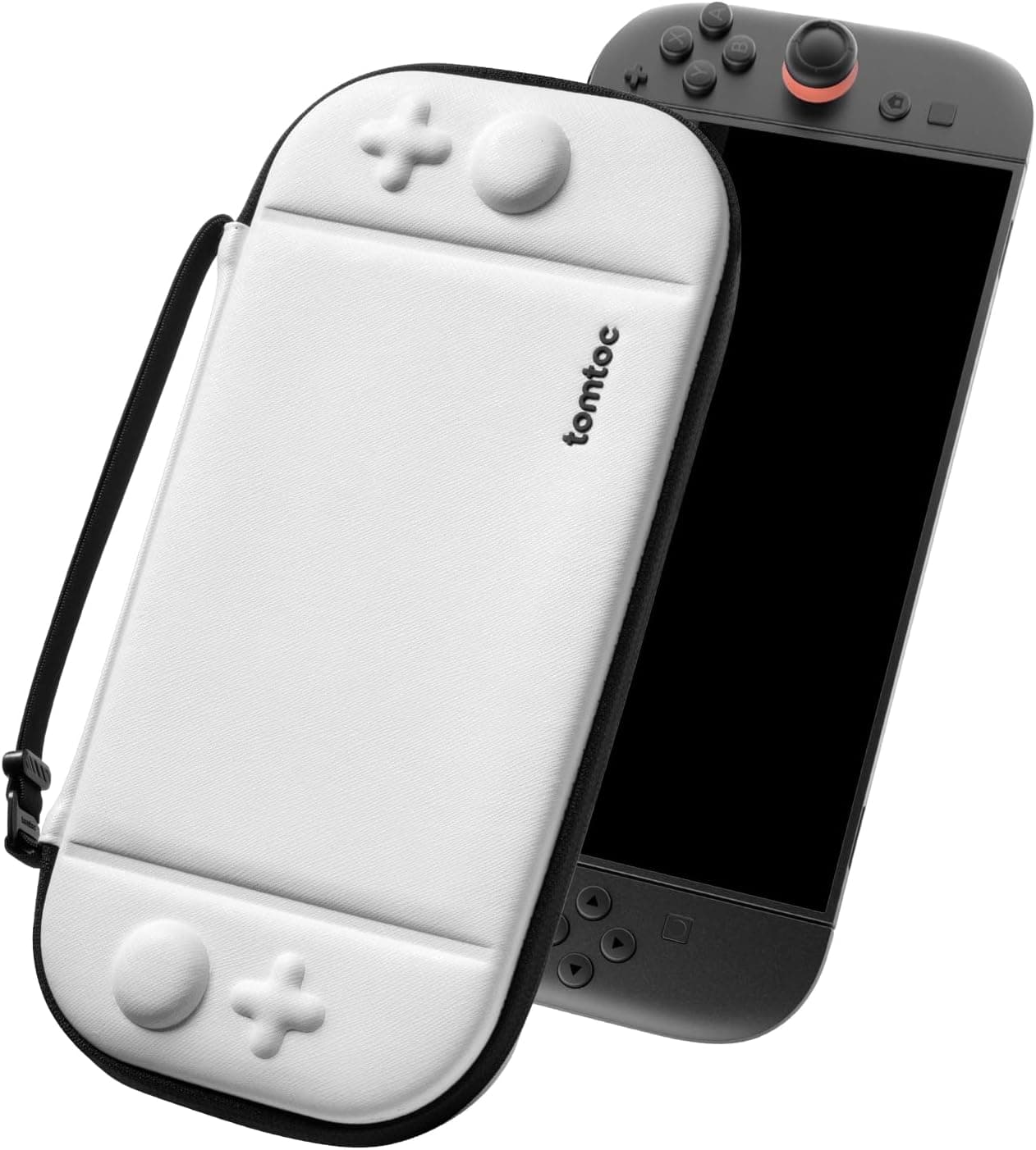 tomtoc Funda para Nintendo Switch 2 (2025), Estuche Delgado Case con 12 Cartuchos de Juego, Bolsa Viaje Transporte Portátil rígido para Consola con Patente Original y protección de Grado Militar