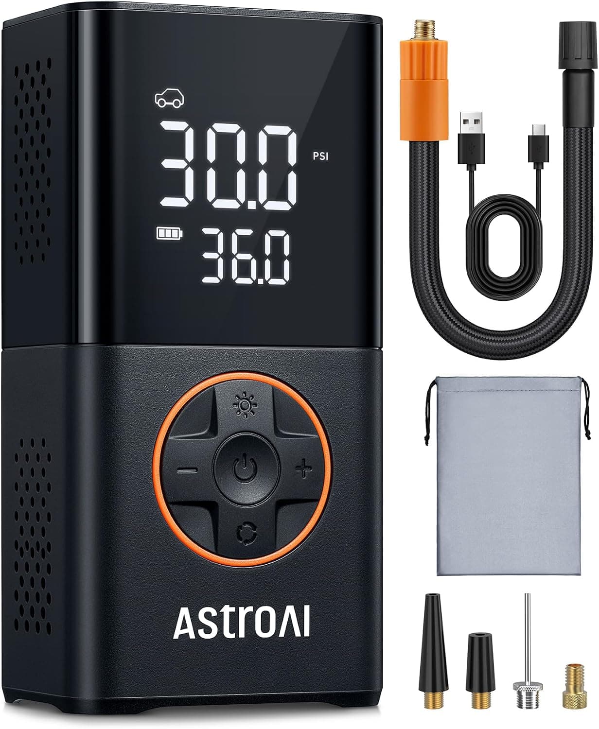 AstroAI Compresor Aire Portátil Multiuso 150 PSI Apagado Automático