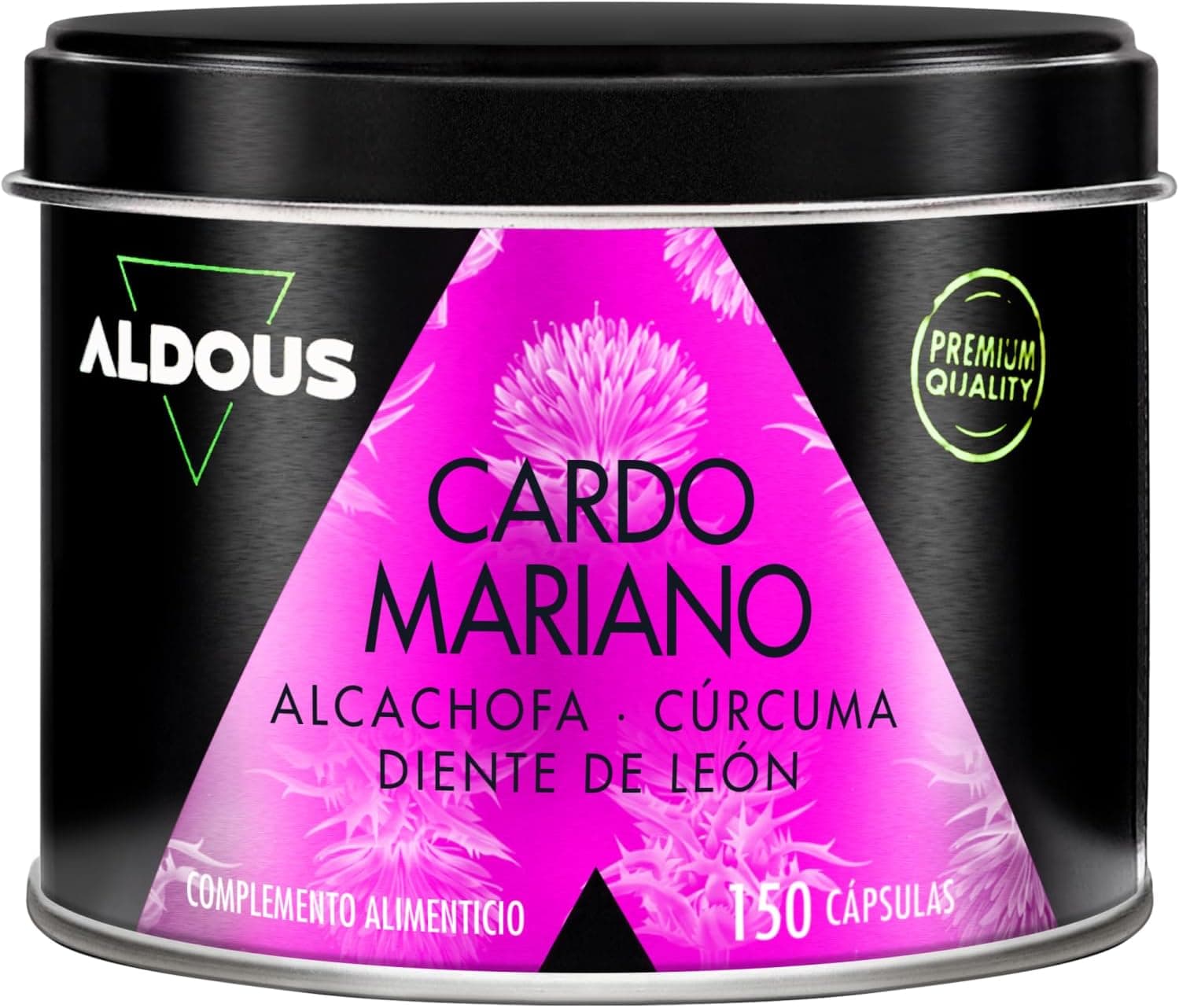 Cardo Mariano, Curcuma, Alcachofa, Desmodium- Detox Higado -TRIPLE ACCIÓN