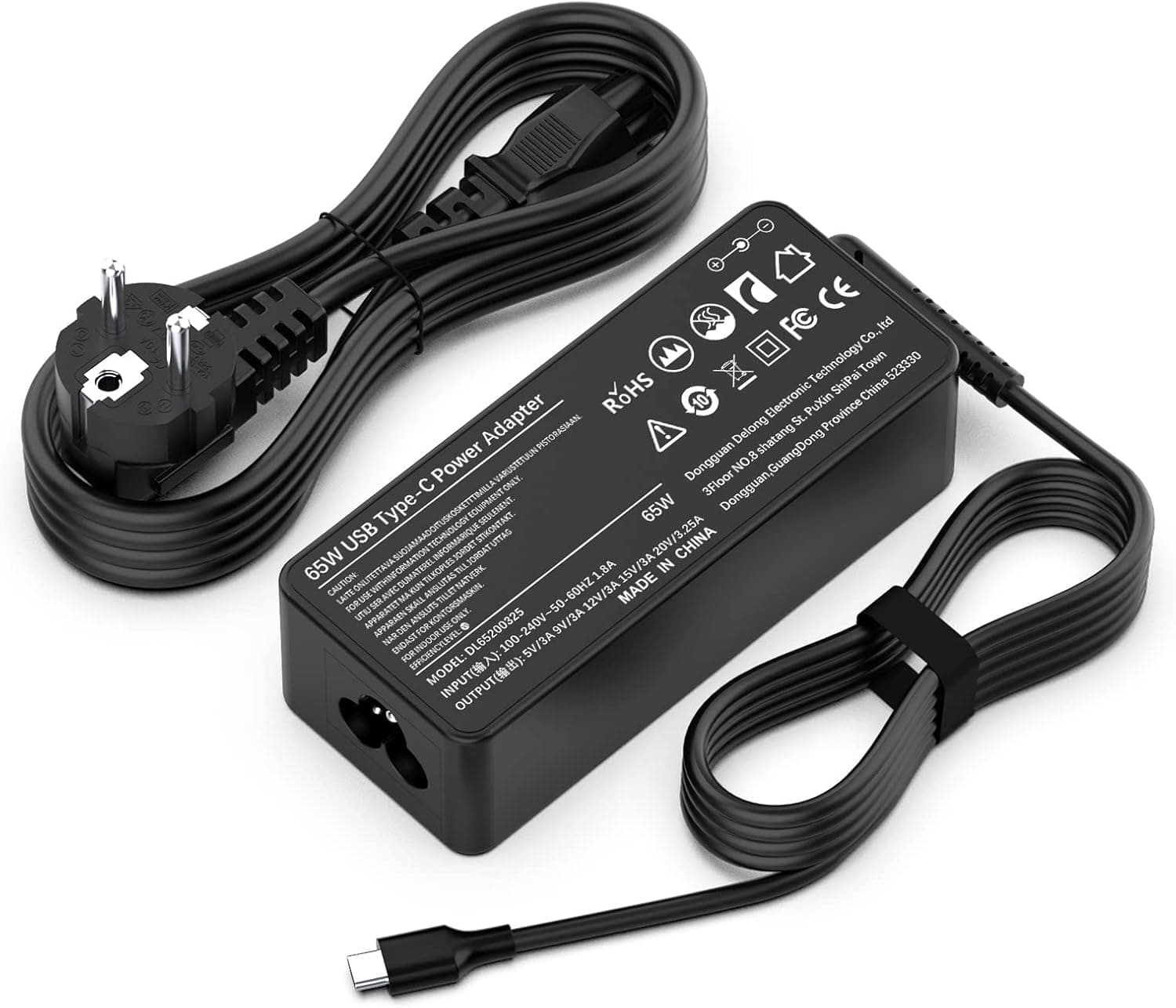 Cargador Ordenador Tipo C 65W Compatible con Lenovo ThinkPad Yoga Series