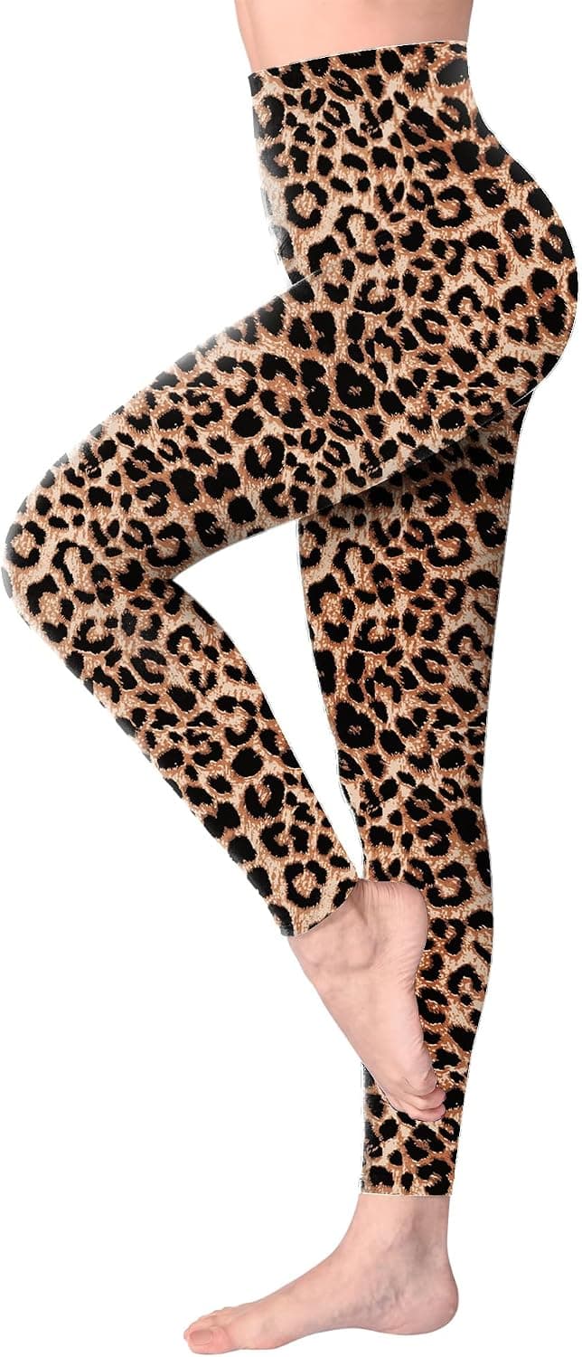 SINOPHANT Mallas Deporte Mujer de Cintura Alta, Leggins de Control de Abdomen Opacas, Elásticas, Leggings Mujer Vestir, Suaves como la Mantequilla
