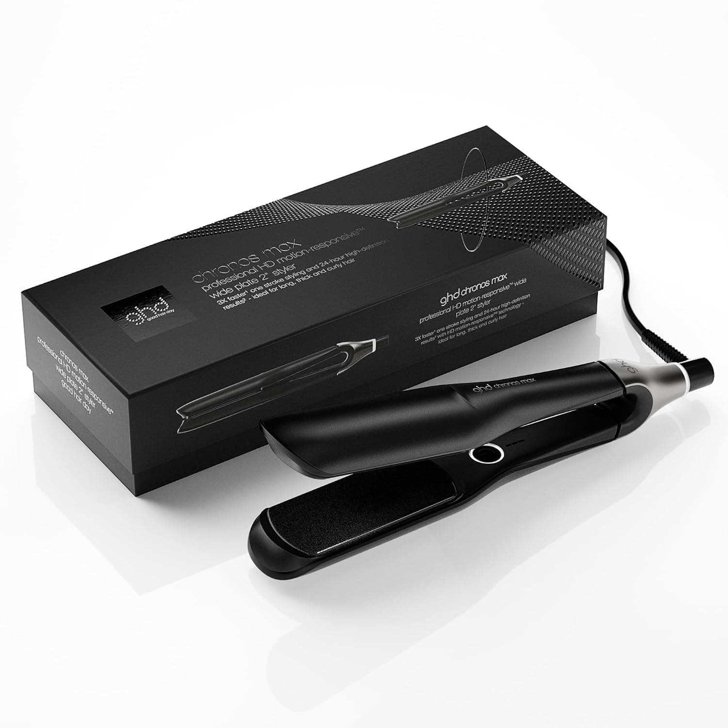 ghd Chronos Max - Plancha de Pelo Profesional con Placas 85% más Anchas