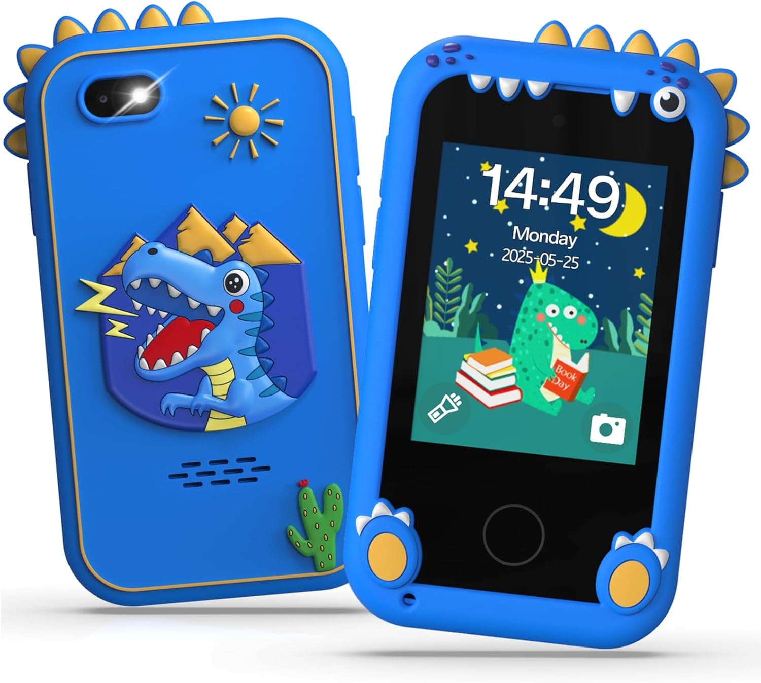 Smartphone Niños Teléfon Móvil Juguete 20 Juegos Educativos Tarjeta de 8GB