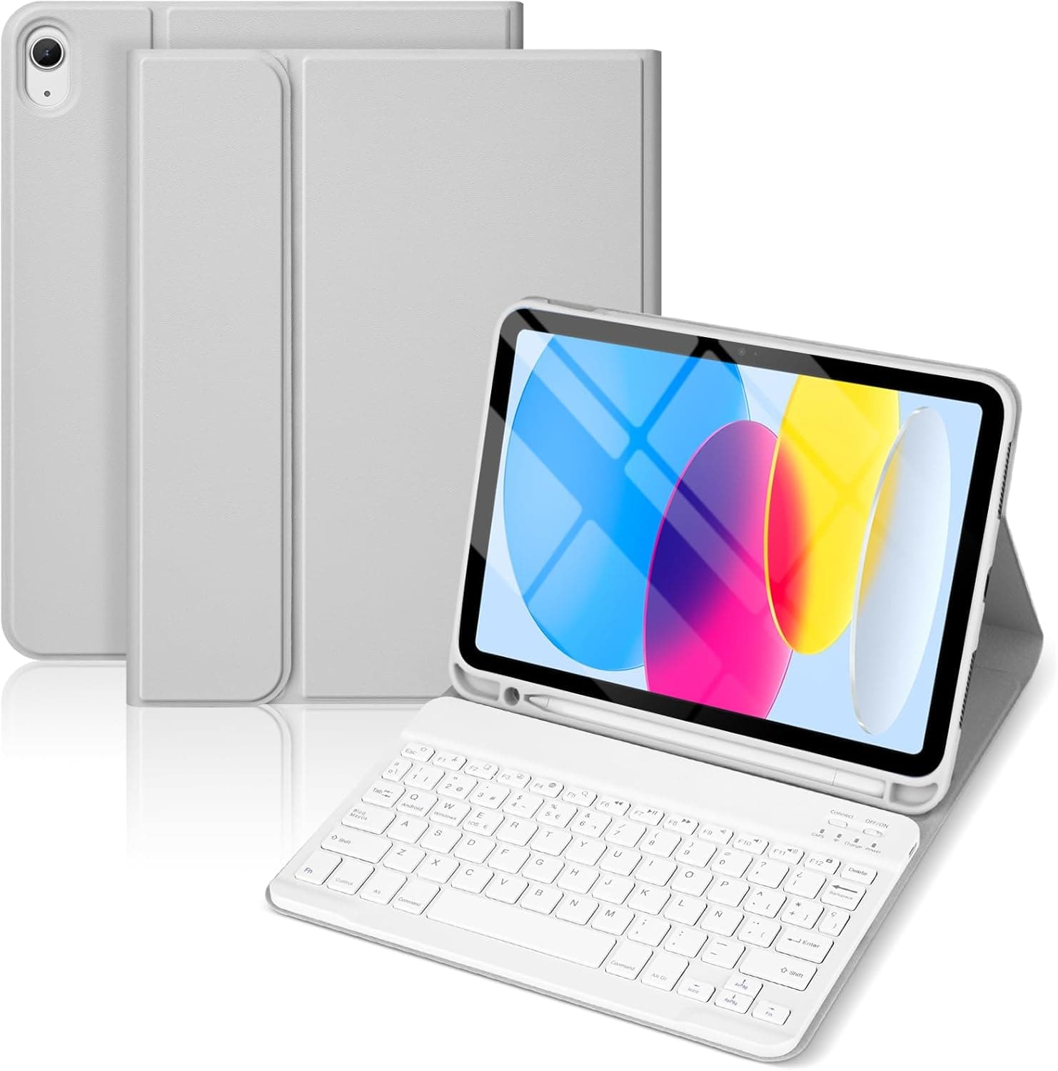 Funda Teclado para iPad 11.ª Gen (A16) / 10.ª Generación (11"/10.9")
