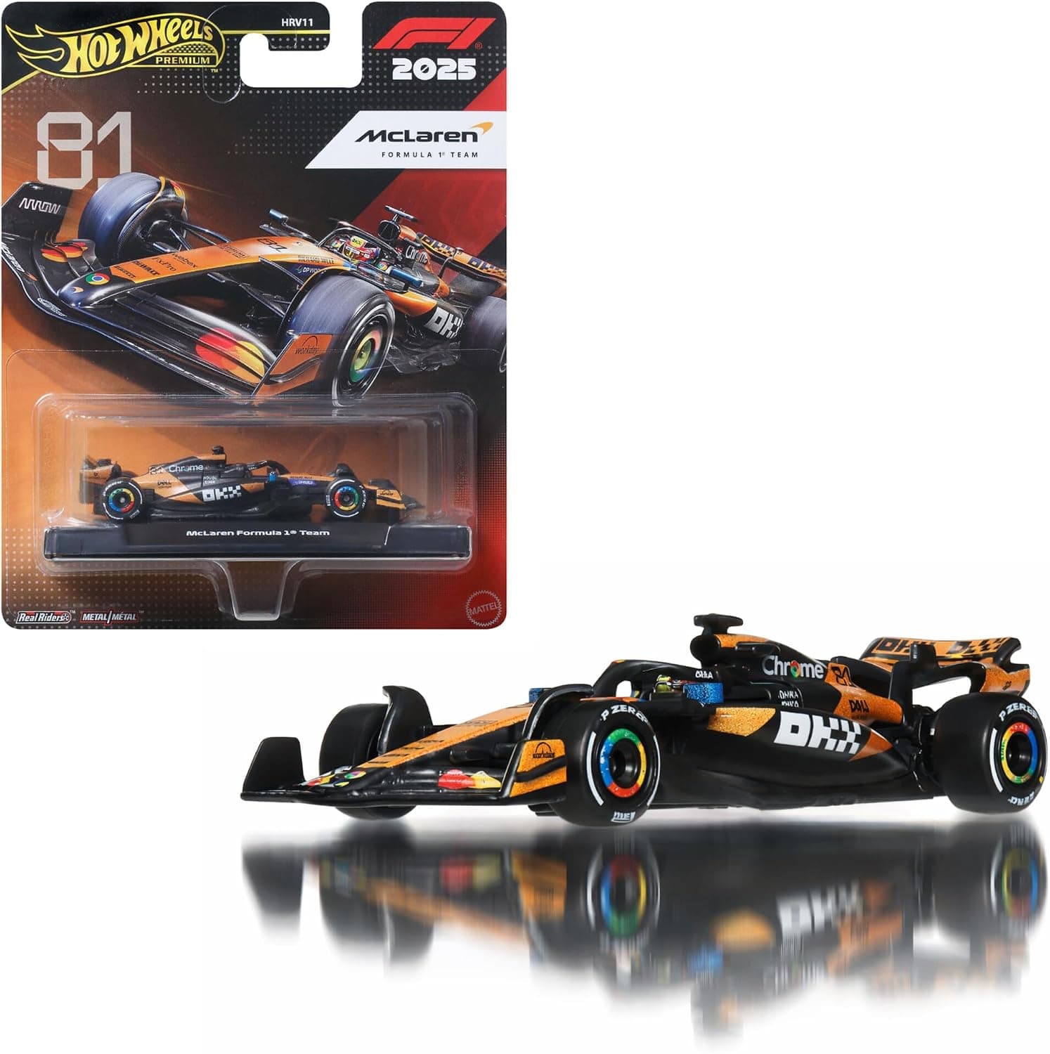 Hot Wheels Premium McLaren Formula 1 Team (#81) Vehículo