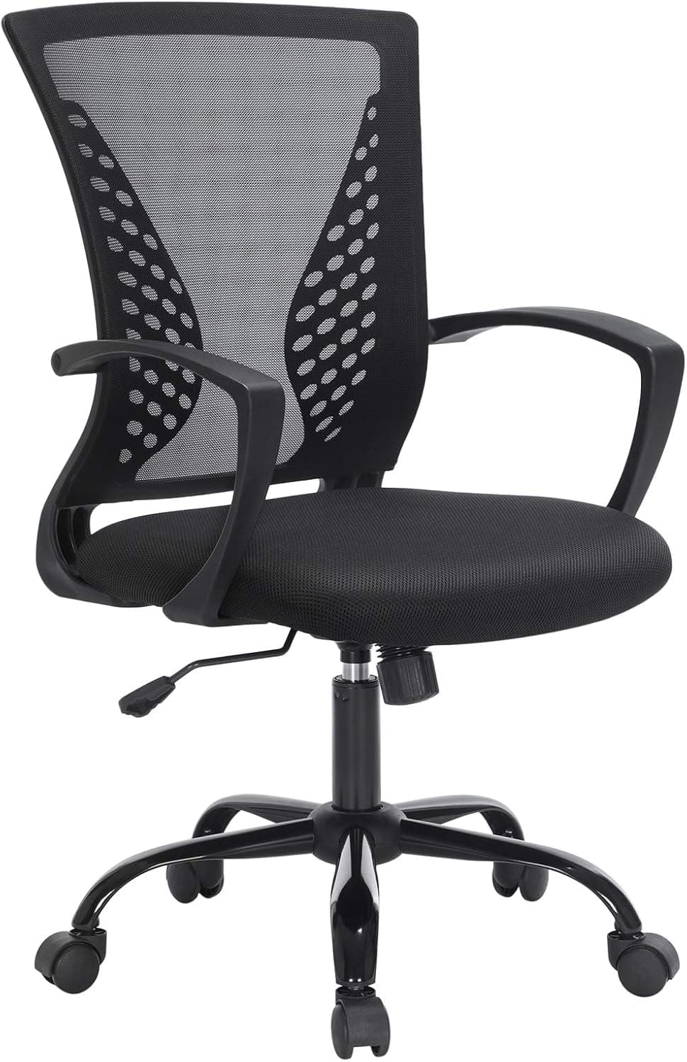 SONGMICS Silla de Malla, Altura Ajustable, Función de Inclinación