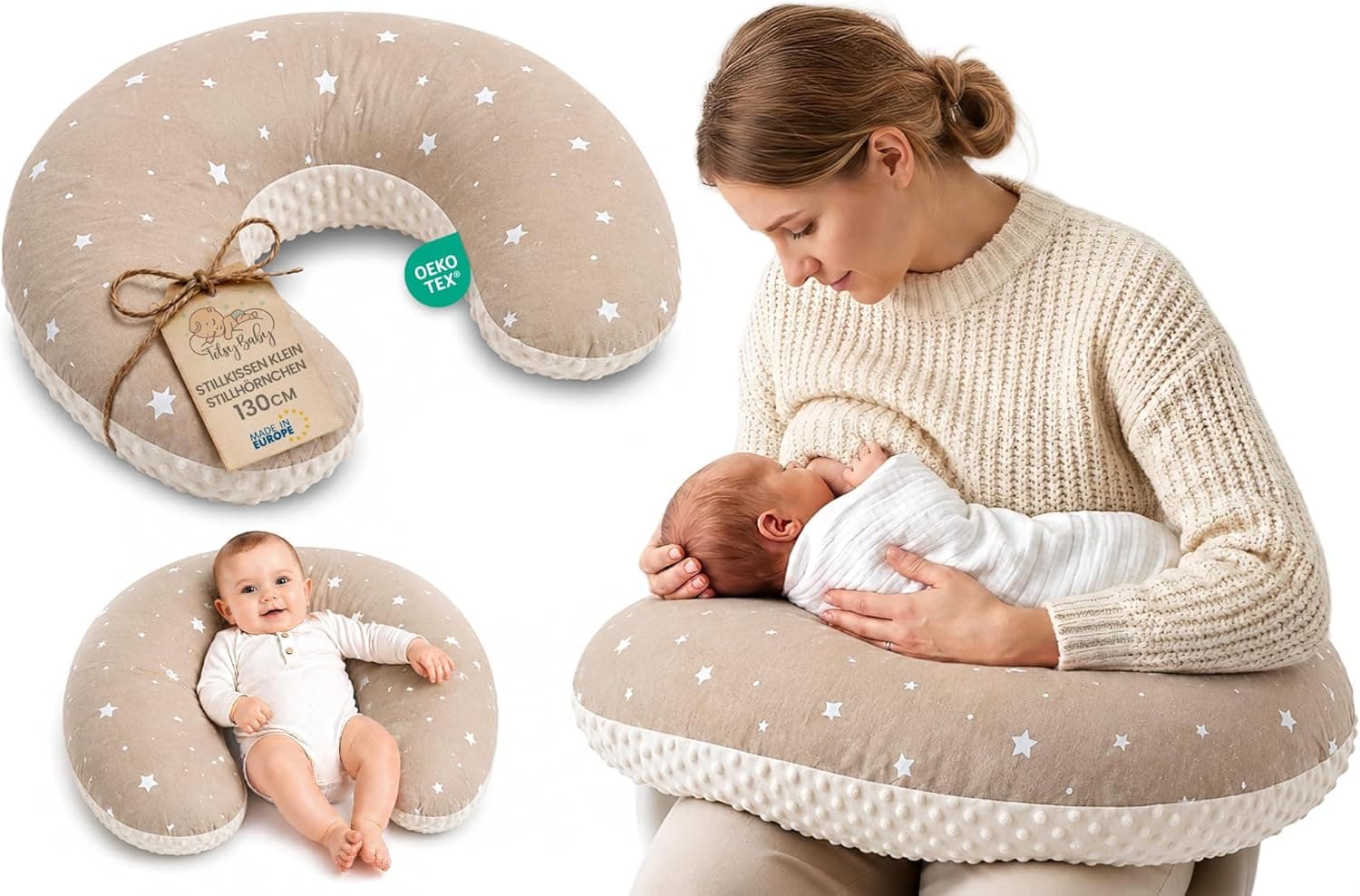 Cojín de lactancia bebé 130 cm forma C cojin lactancia Nursing Pillow