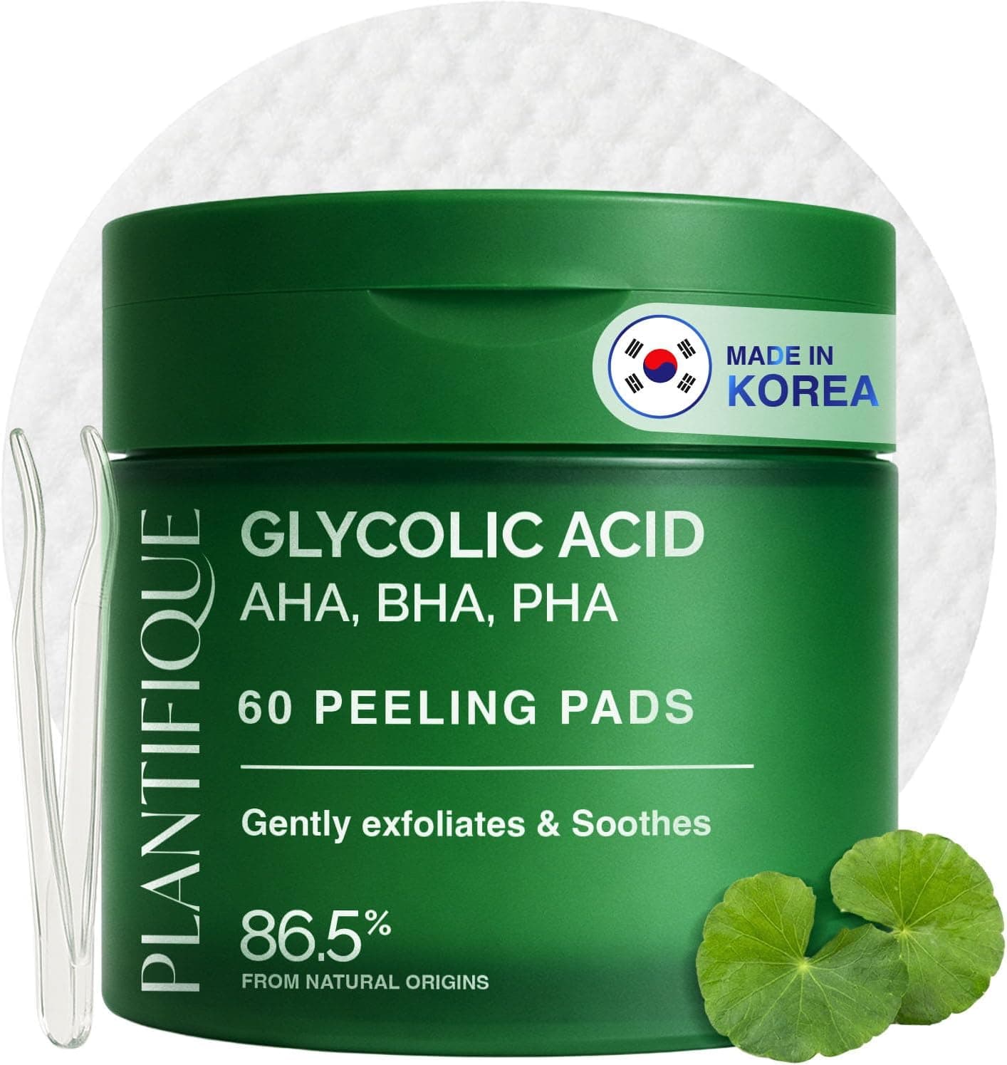 PLANTIFIQUE Almohadillas Exfoliante Facial Coreano | Peeling Facial (x60)