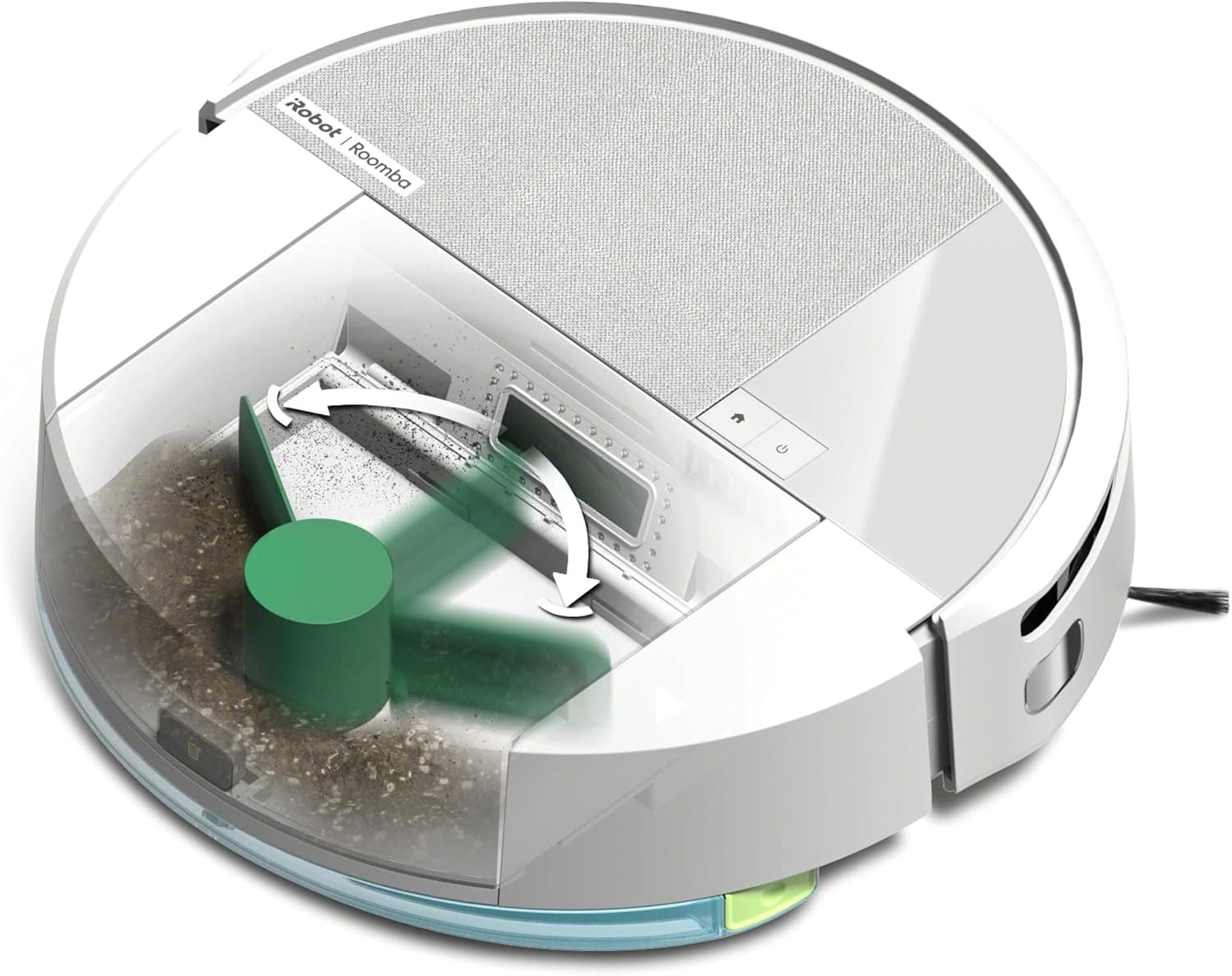 iRobot Roomba 205 DustCompactor Combo robot, compacta suciedad en interior, autonomía 60 días sin vaciar el robot, sin bolsa, succión potente, 7000Pa, navegación LiDAR, limpieza multisuperficie, App_B