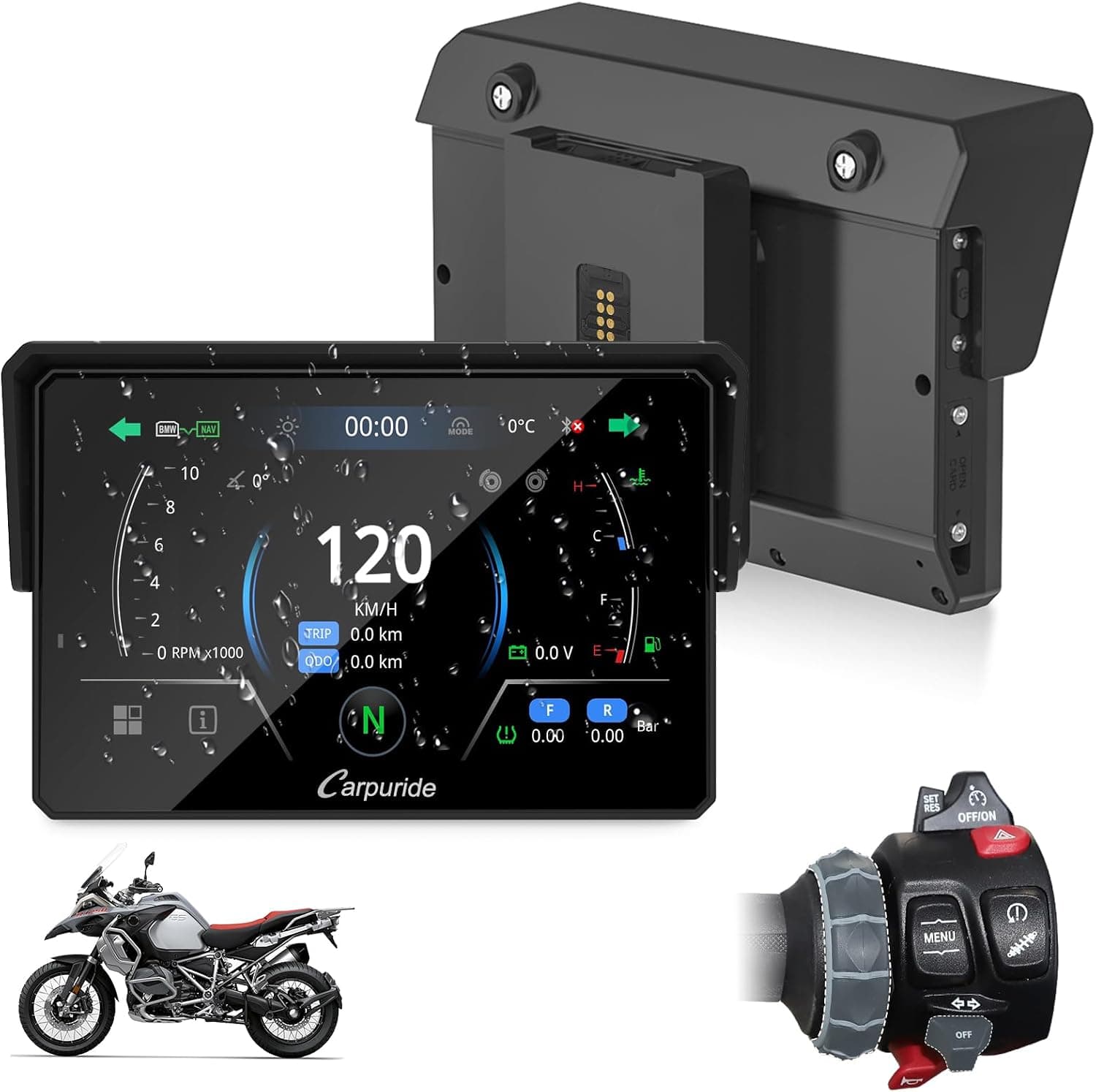 Carpuride W502BS Pro for BMW Motorrad CarPlay Android Auto Native Wonder