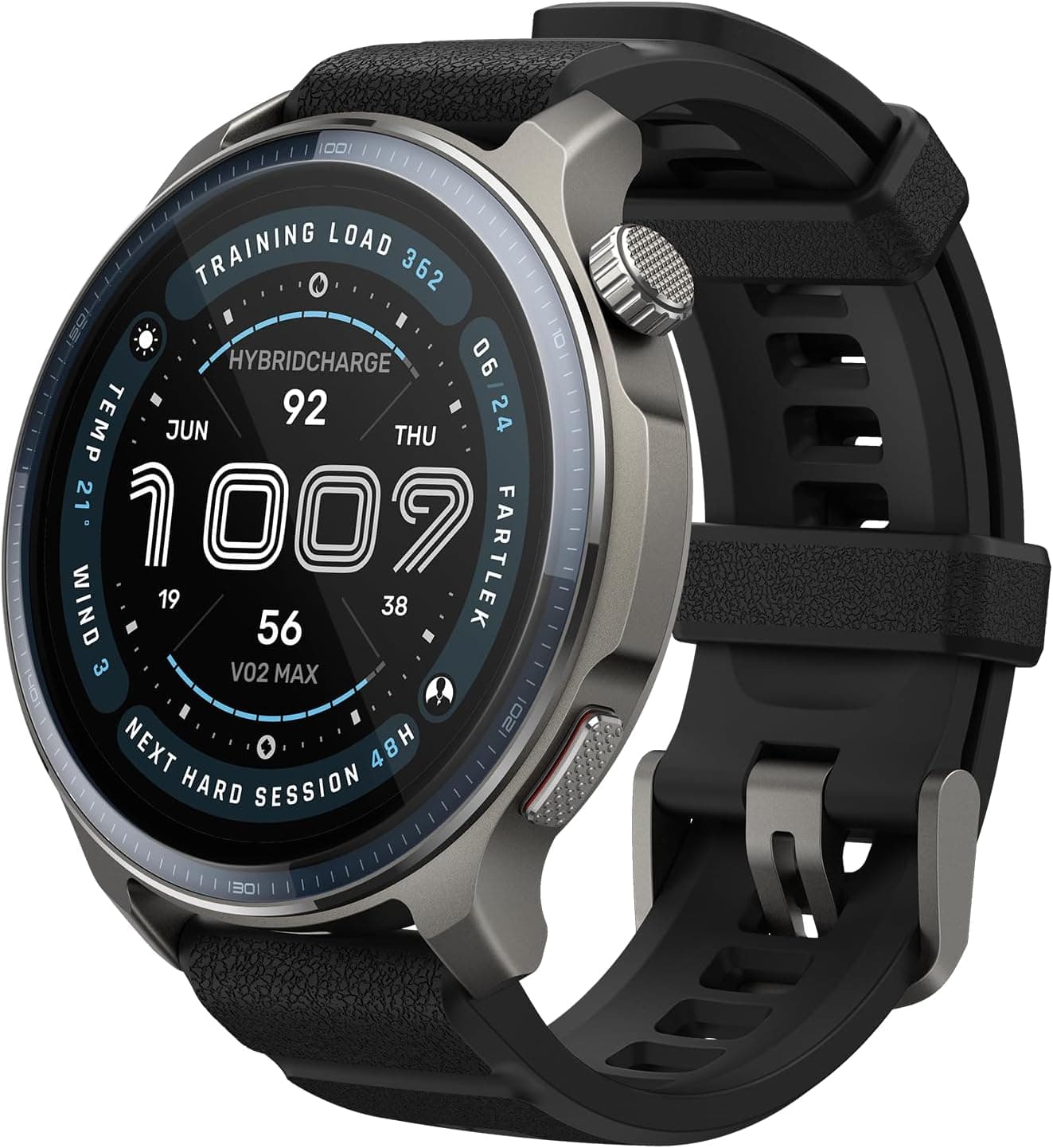 Amazfit Balance 2 Reloj Inteligente Hombre 47mm, AMOLED 1,5" Cristal Zafiro