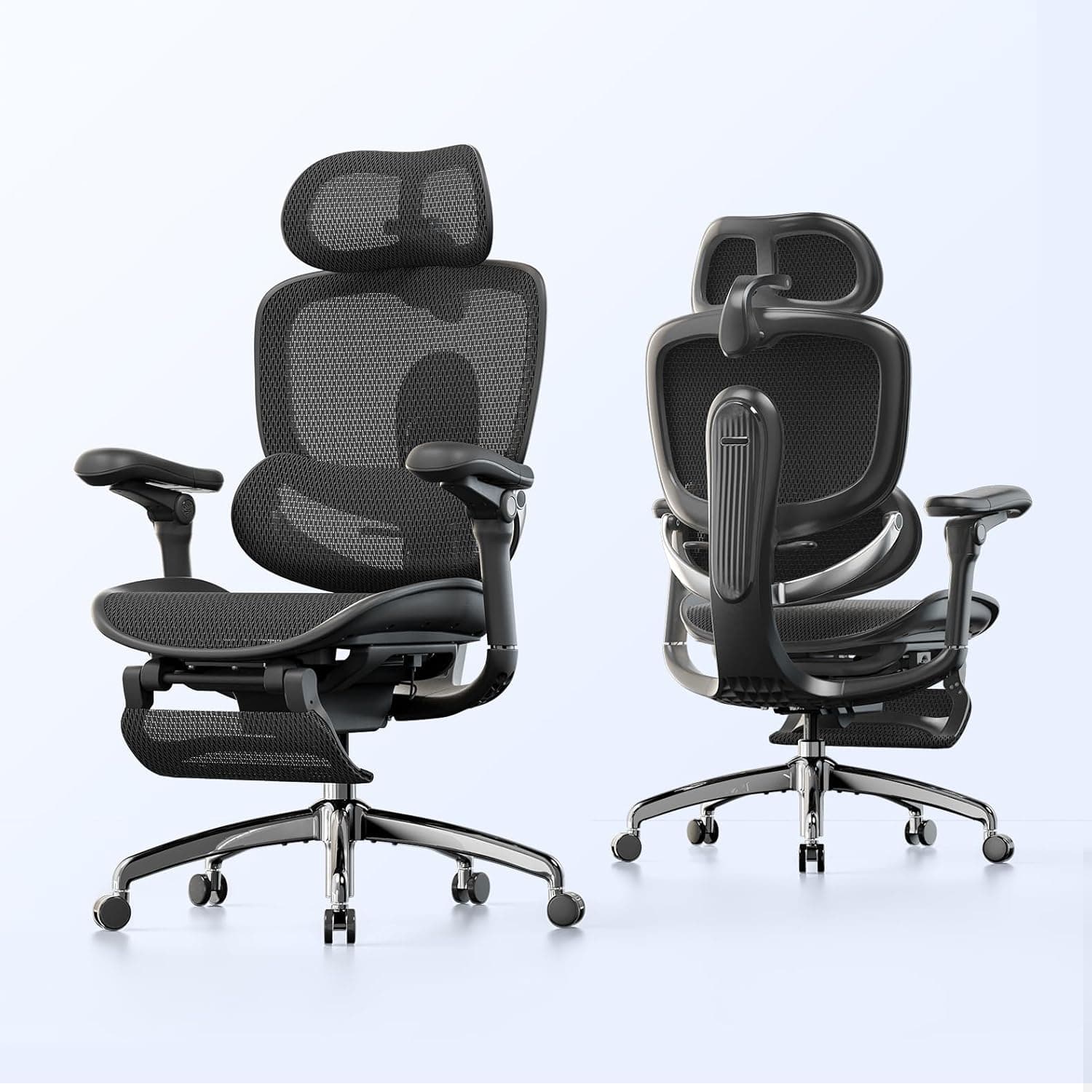 SIHOO Doro C300ProV2 Silla Oficina Ergonómica,Soporte Adaptativo,Reposapies
