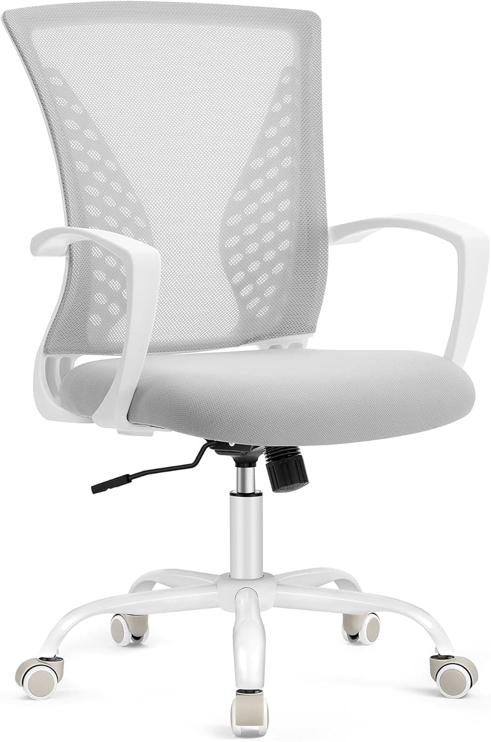 SONGMICS Silla de Malla, Altura Ajustable, Función de Inclinación