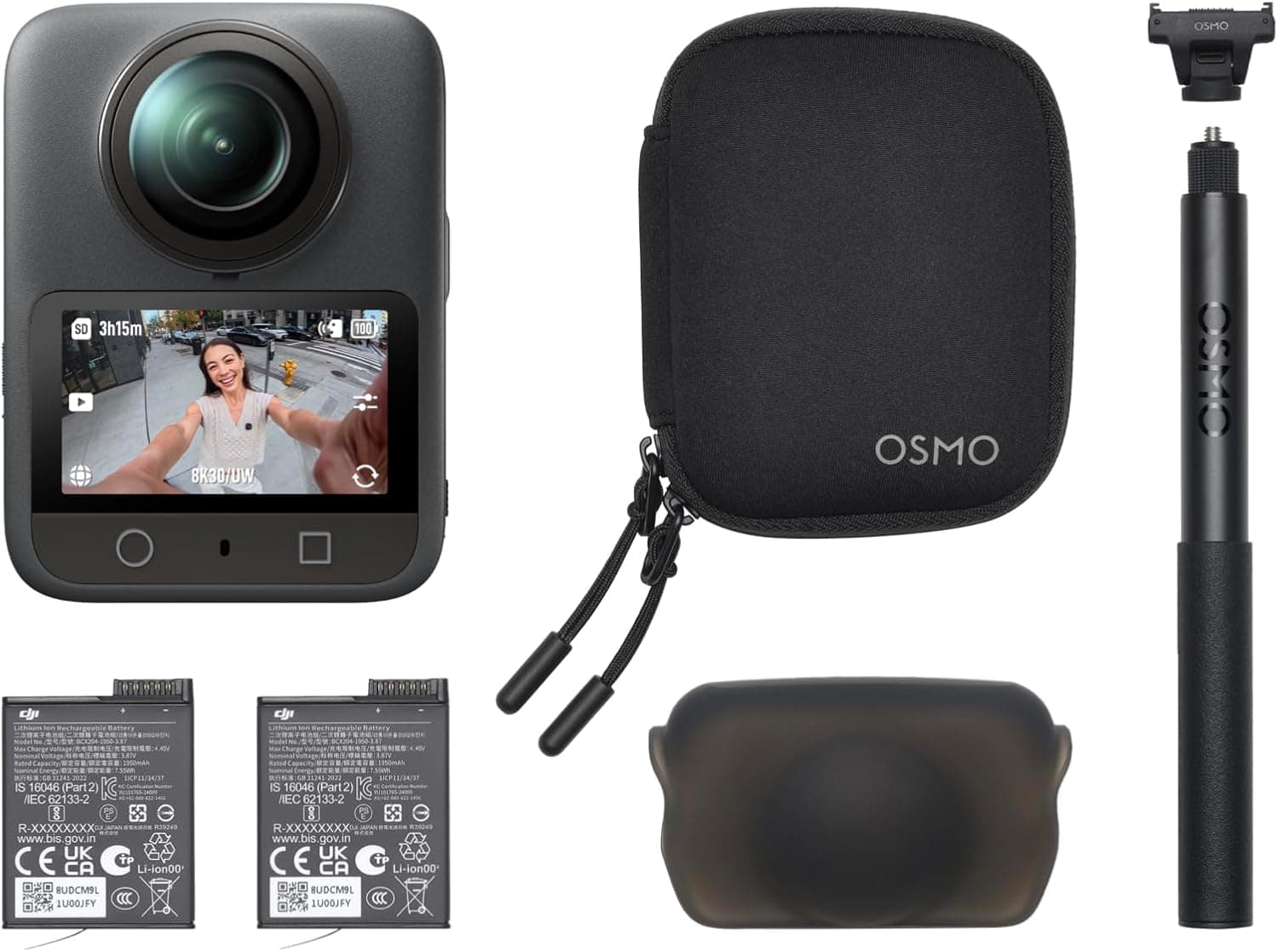 Pack Esencial dji Osmo 360, Cámara Deportiva 360