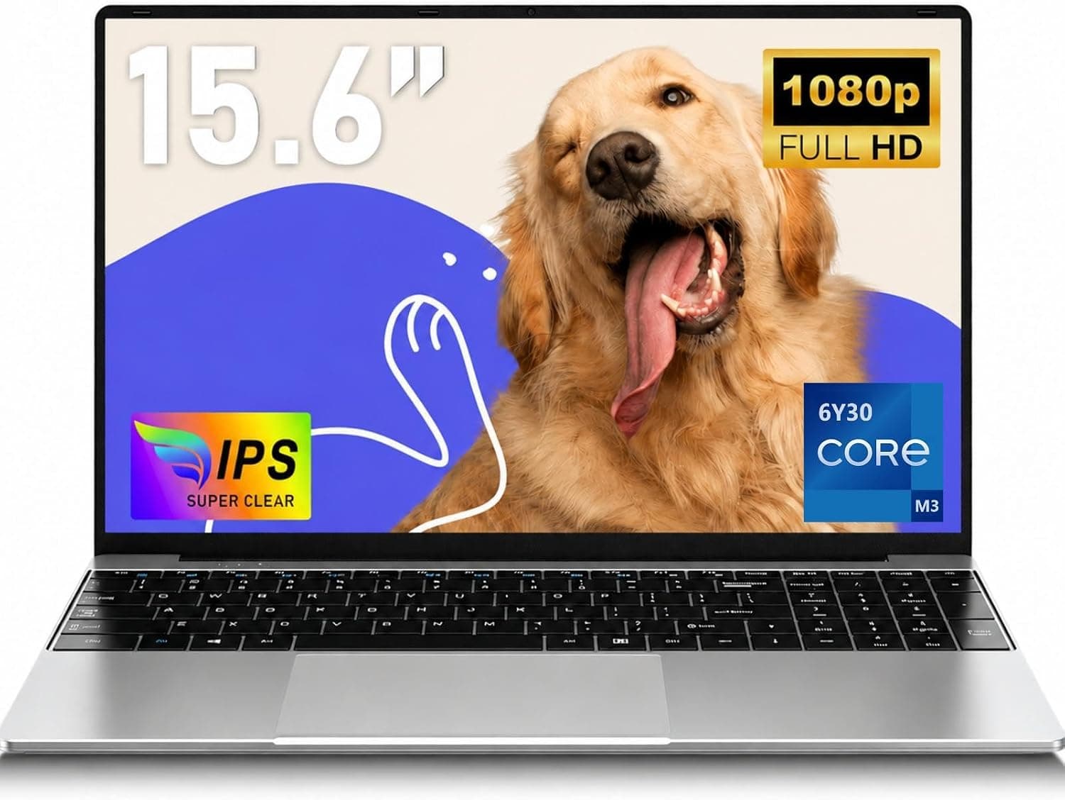 2026 Ordenador Portátil 15.6 Pulgadas M3-6Y30 16GB RAM 256GB SSD