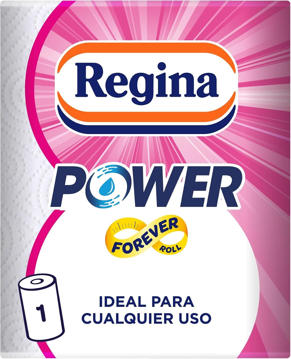 Regina Power, 1 Rollo de Papel de Cocina, 2 Capas