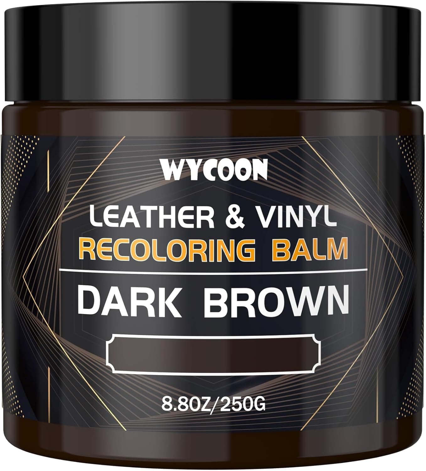 Reparador de Cuero Marrón Oscuro - Pintura y Tinte para Cuero, Bálsamo para Recolorar Cuero para Sofás, Muebles, Asientos de Coche, Zapatos, Chaquetas | Restaura Cuero Rayado y Desvanecido
