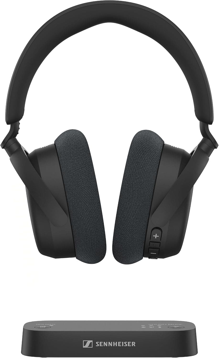 Sennheiser RS 255 - Auriculares para la televisión - Conjunto de Auriculares con Bluetooth y transmisor; inalámbricos con Baja latencia, Sonido Envolvente Virtual y claridad de Voz - Batería de 50 h