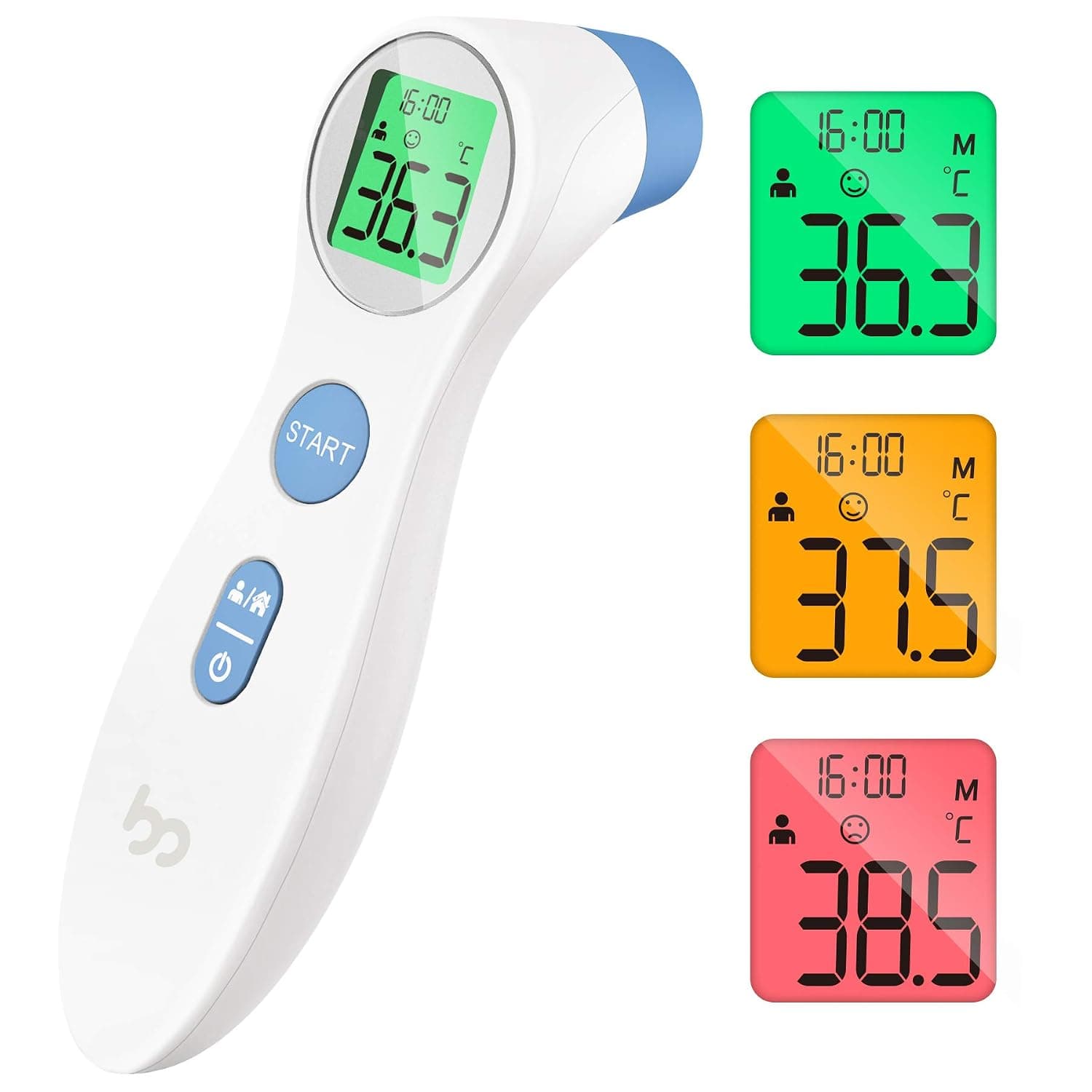 Termómetro digital para bebés y adultos de frente preciso con alerta fiebre