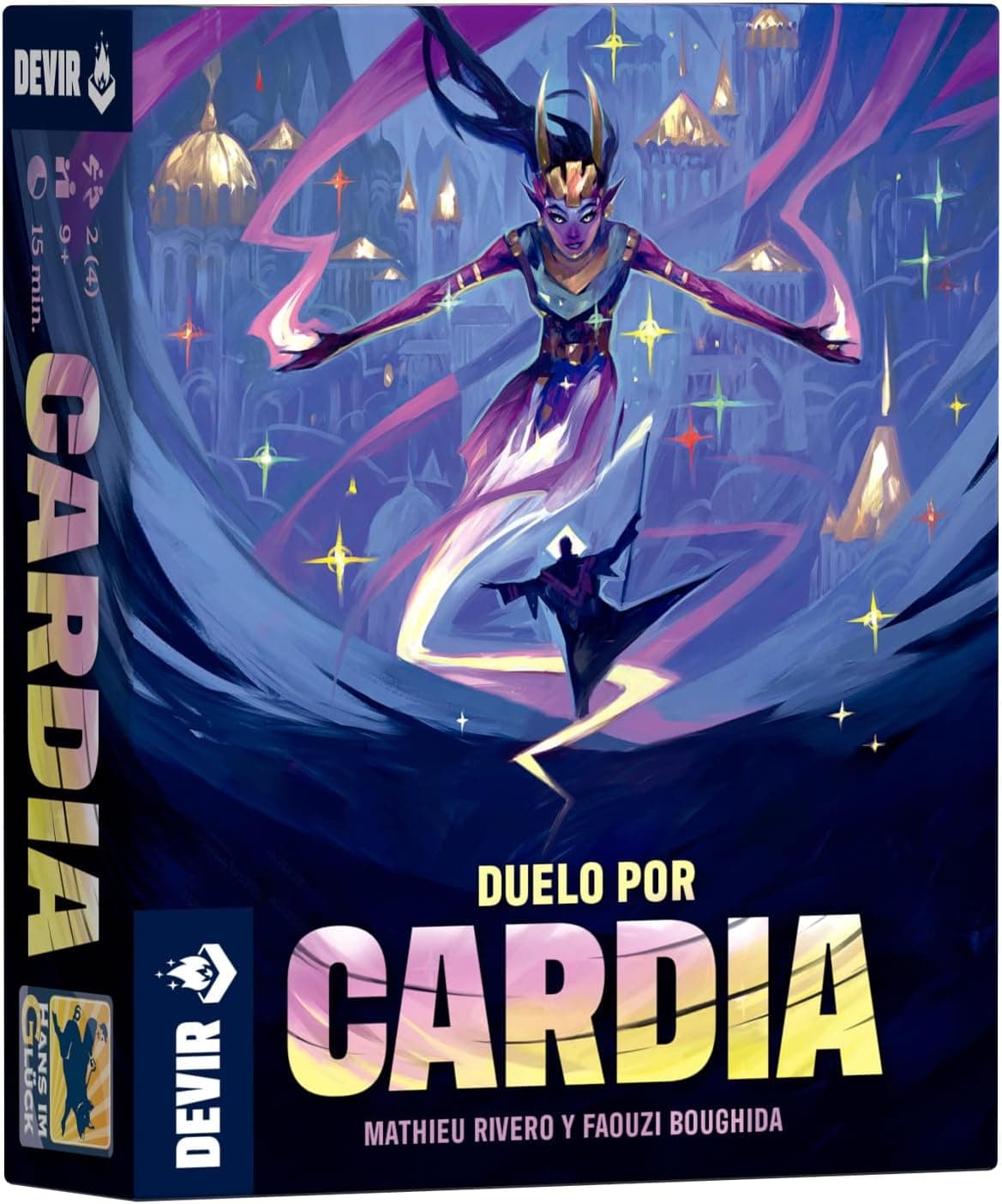 Devir – Duelo por Cardia – Juego de Cartas Estratégico para 2 Jugadores | Fantasía, Duelos, Habilidades y Tácticas | A Partir de 9 Años, 15 Min por Partida (BGCARDSP)