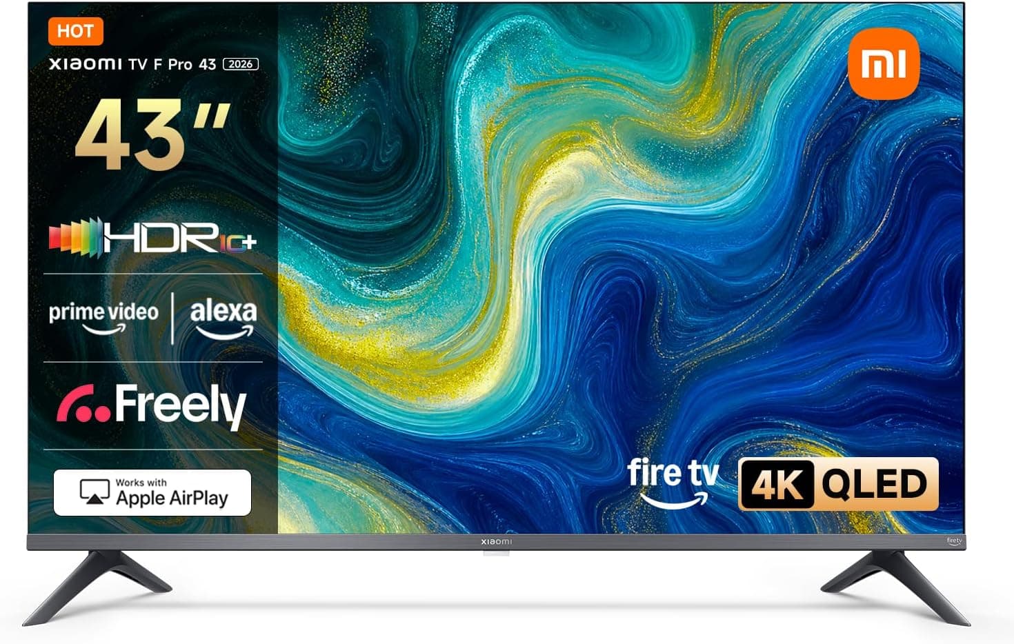 XIAOMI TV Pro 43 Pulgadas 2026, 4K UHD QLED Smart Fire TV, L43MB-FPVEU