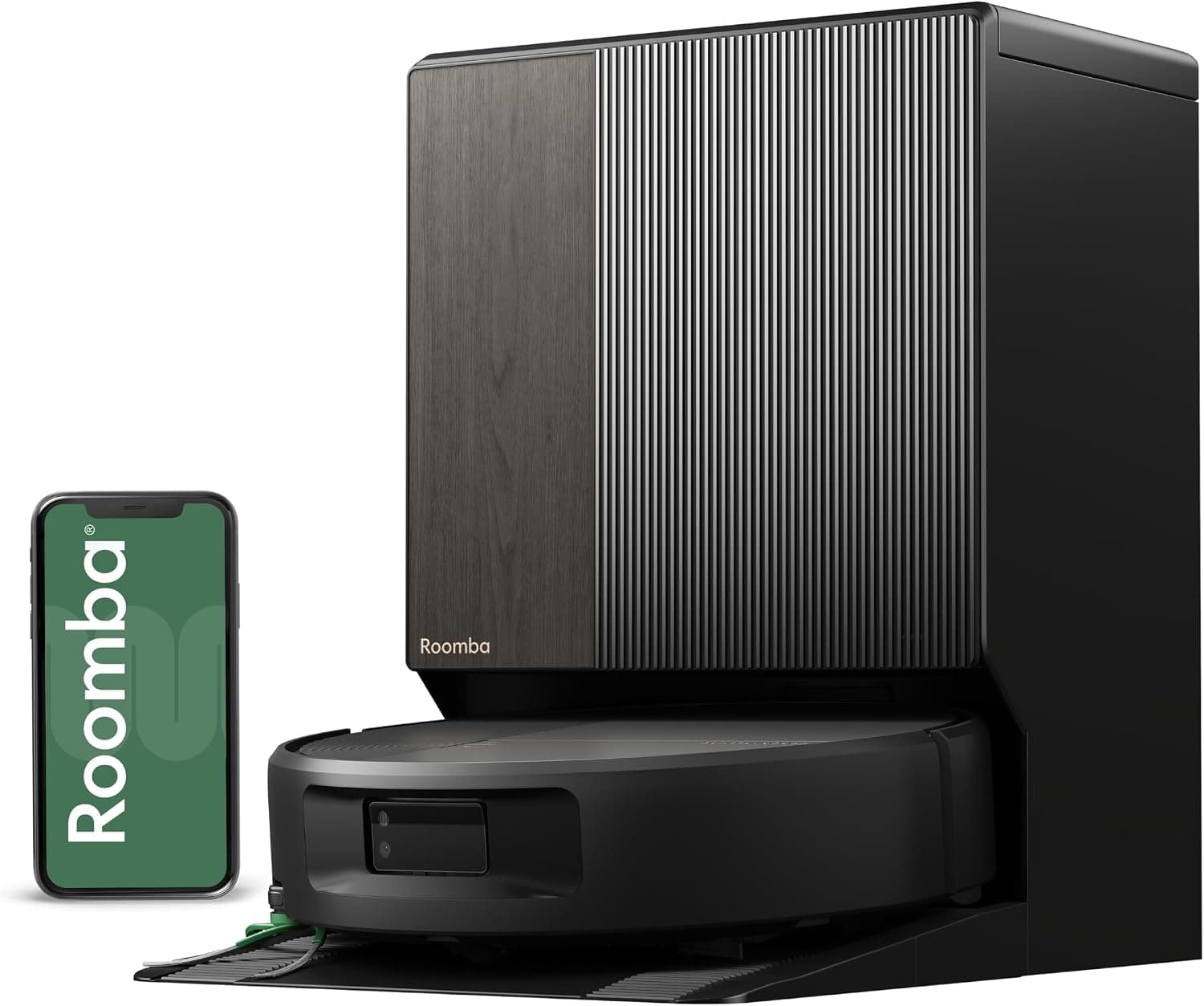 Roomba Max 875 Robot Aspirador 2 en 1 + Base AutoWash, Vapor Caliente Negro