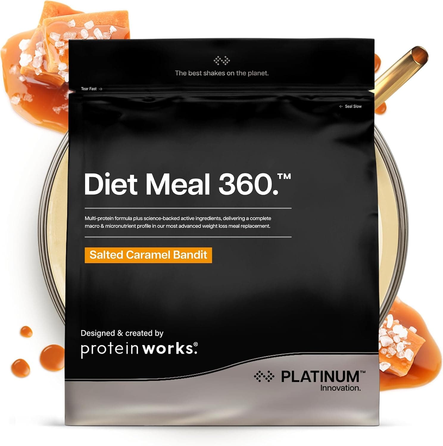 Sustitutivo de Comidas Extreme | Caramelo Salado Intenso | Comida Nutricionalmente Completa | Vitaminas Potenciadoras del Sistema Inmune | THE PROTEIN WORKS | 1kg