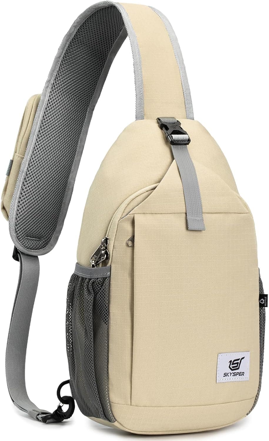 SKYSPER Bolso Hombre de Pecho Bandolera Bolsos de hombro Antirrobo Crossbody Sling Bag para Hombres y Mujeres, Ideal para Viaje y Deporte