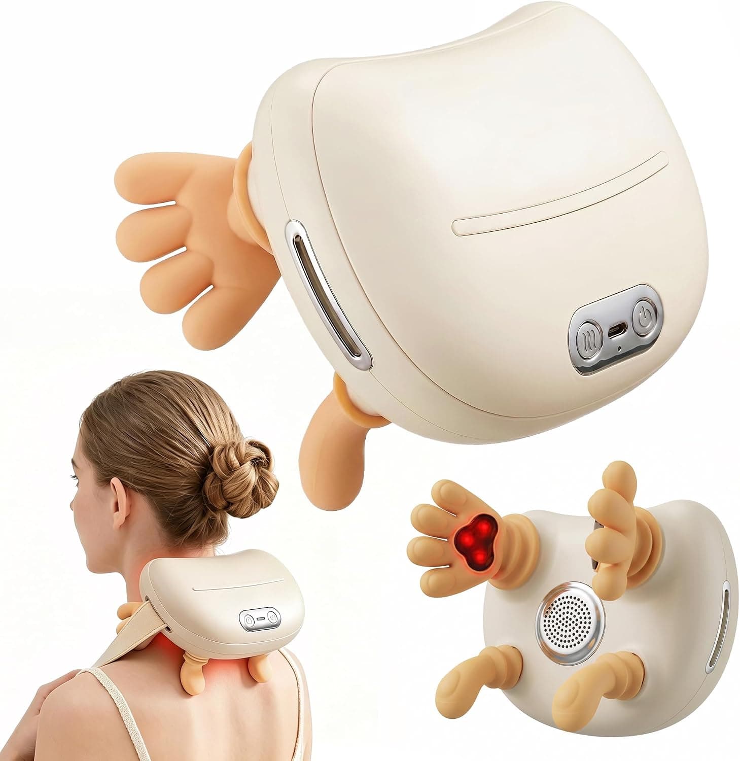 Masajeador Cervical | Recargable por USB Masajeador De Cuello Y Hombros