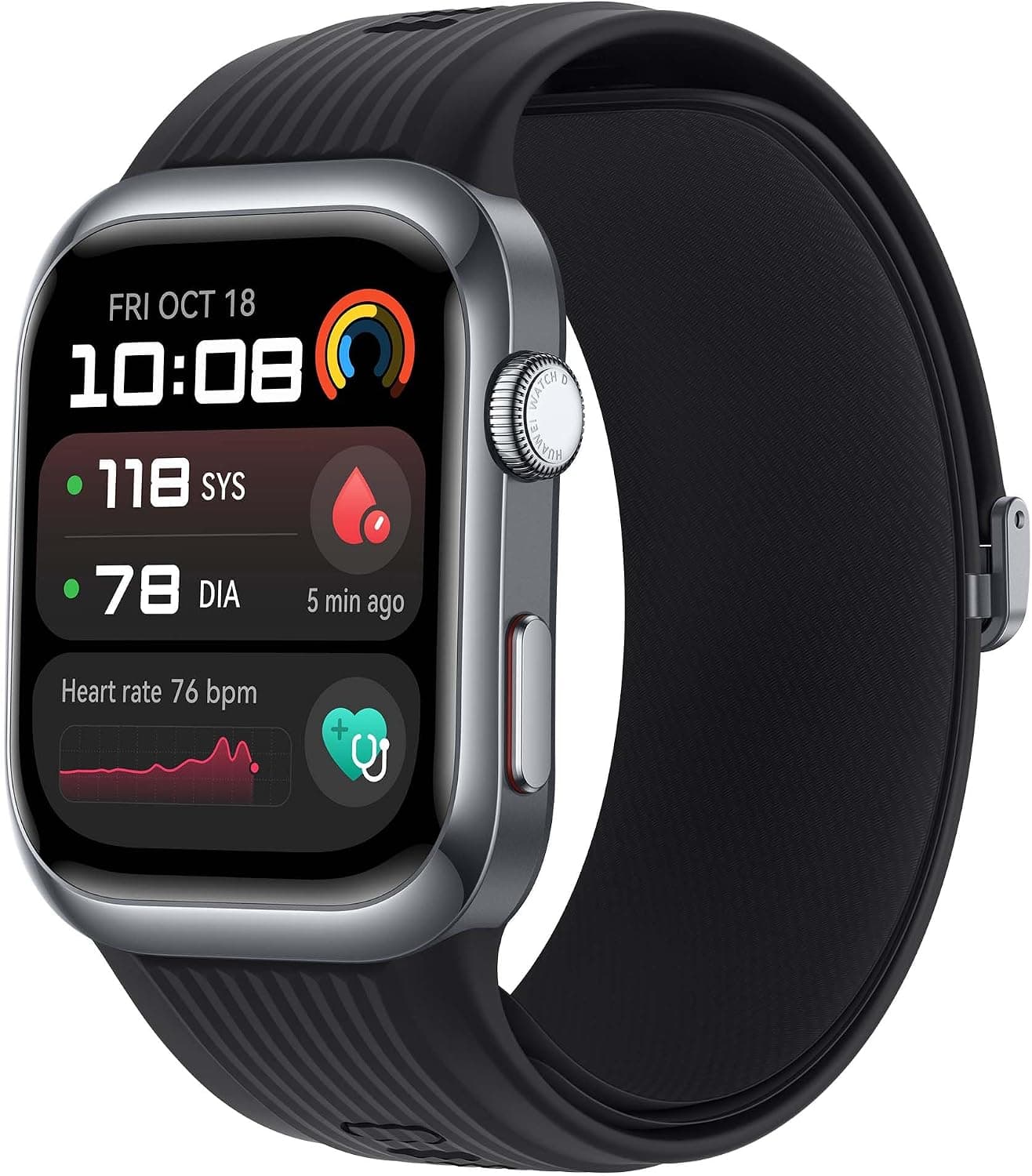 HUAWEI Watch D2, 1,82" Pantalla AMOLED, GPS, ECG, Llamadas Bluetooth, Negro