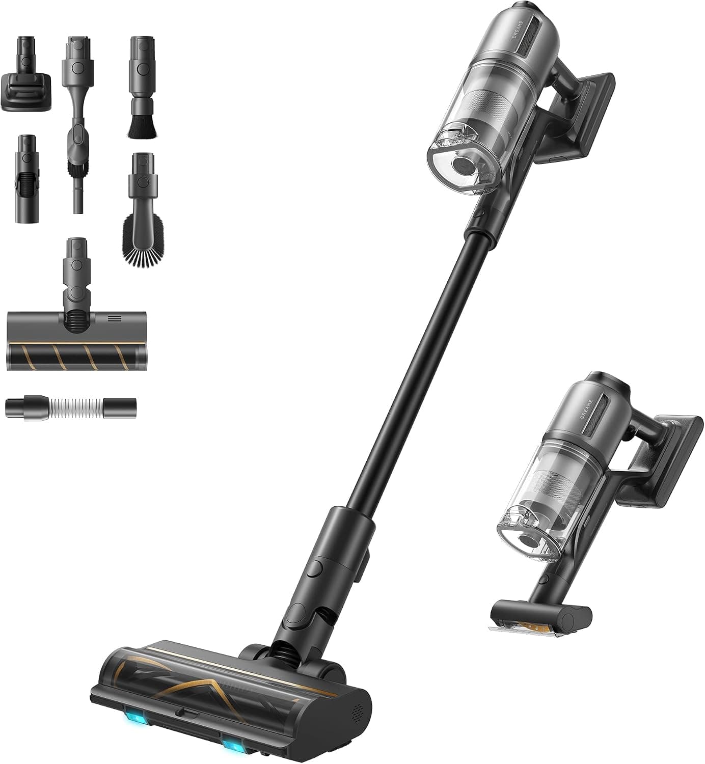 dreame Z30, Aspirador sin Cable, 28 000 PA /310 AW, Luz LED CelesTect