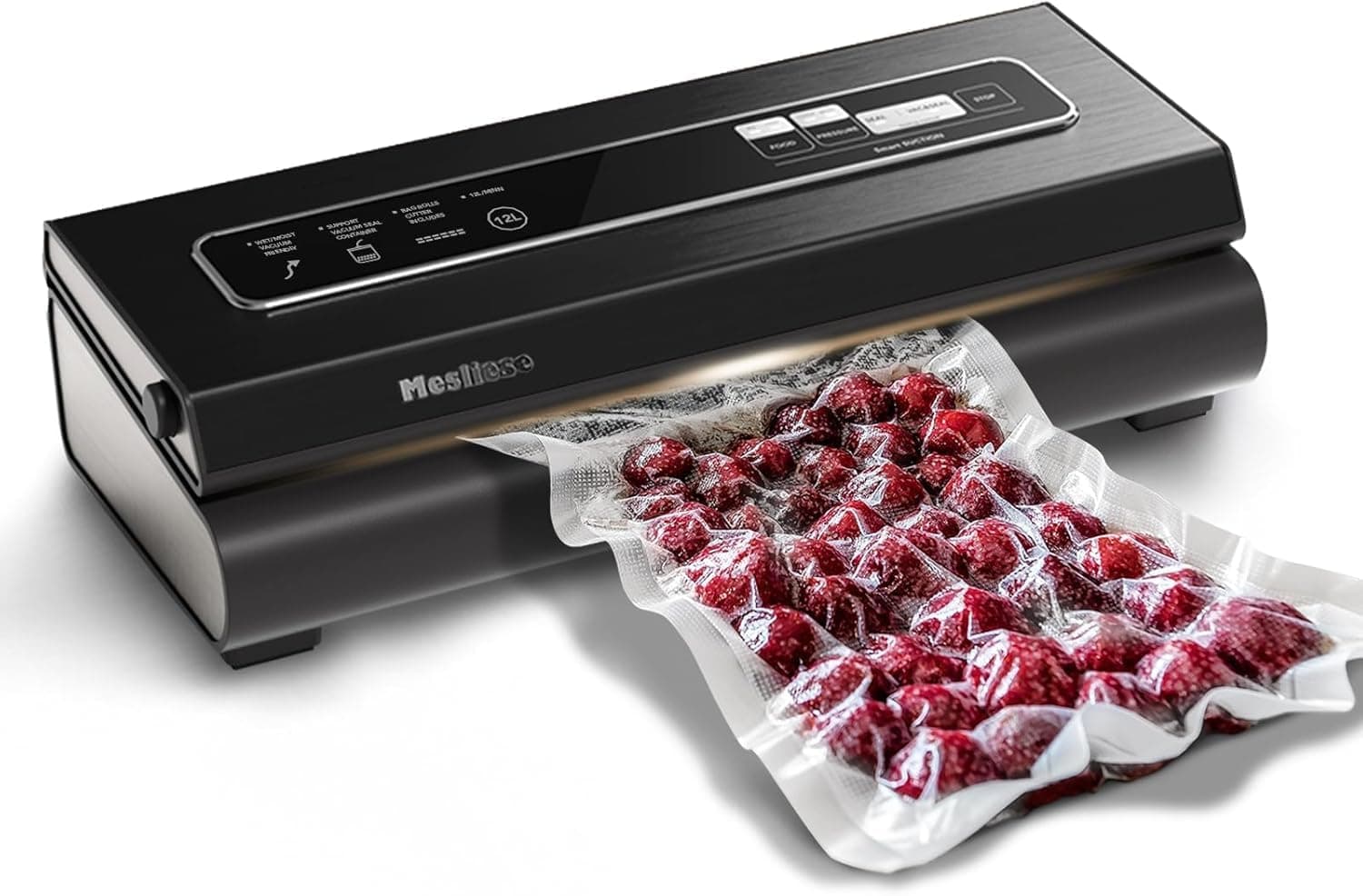 Envasadora al Vacío Mesliese 90kPa, seco/húmedo para preparación de comidas