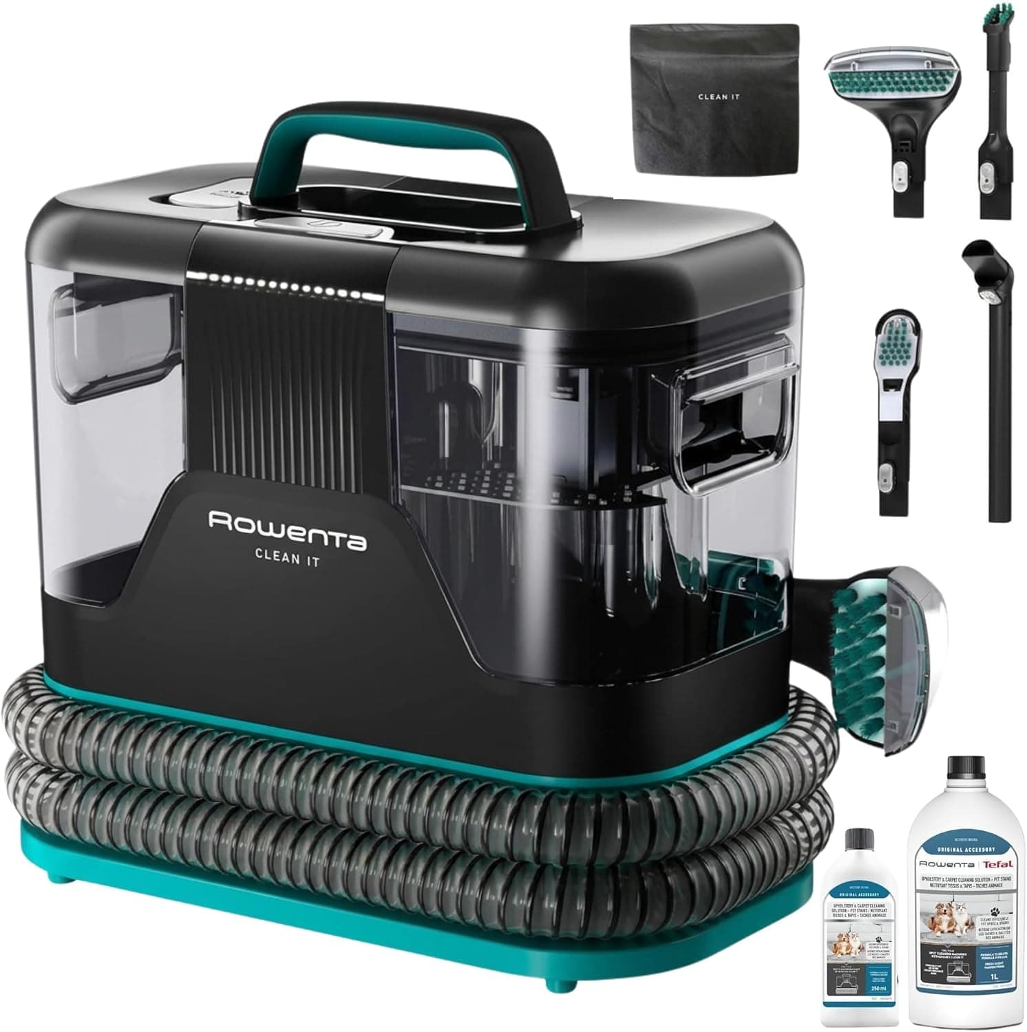 Rowenta Clean It, Aspiradora tapicerías 750 W, 7 Acc, Hasta 13,5 kPa