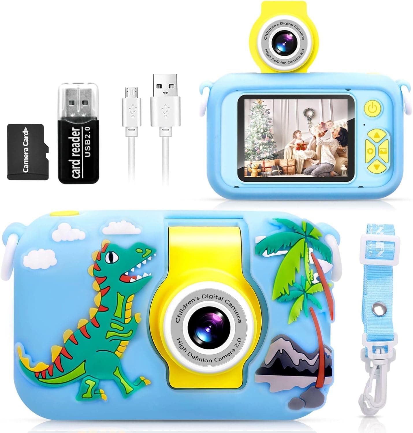 ARNSSIEN Camara Fotos Infantil 2,4" Camara de Fotos para Niños Flip 180°