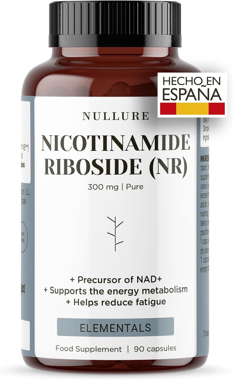 NAD Nicotinamida Ribósido 300mg | Alternativa NMN | 90 cáps | Nullure