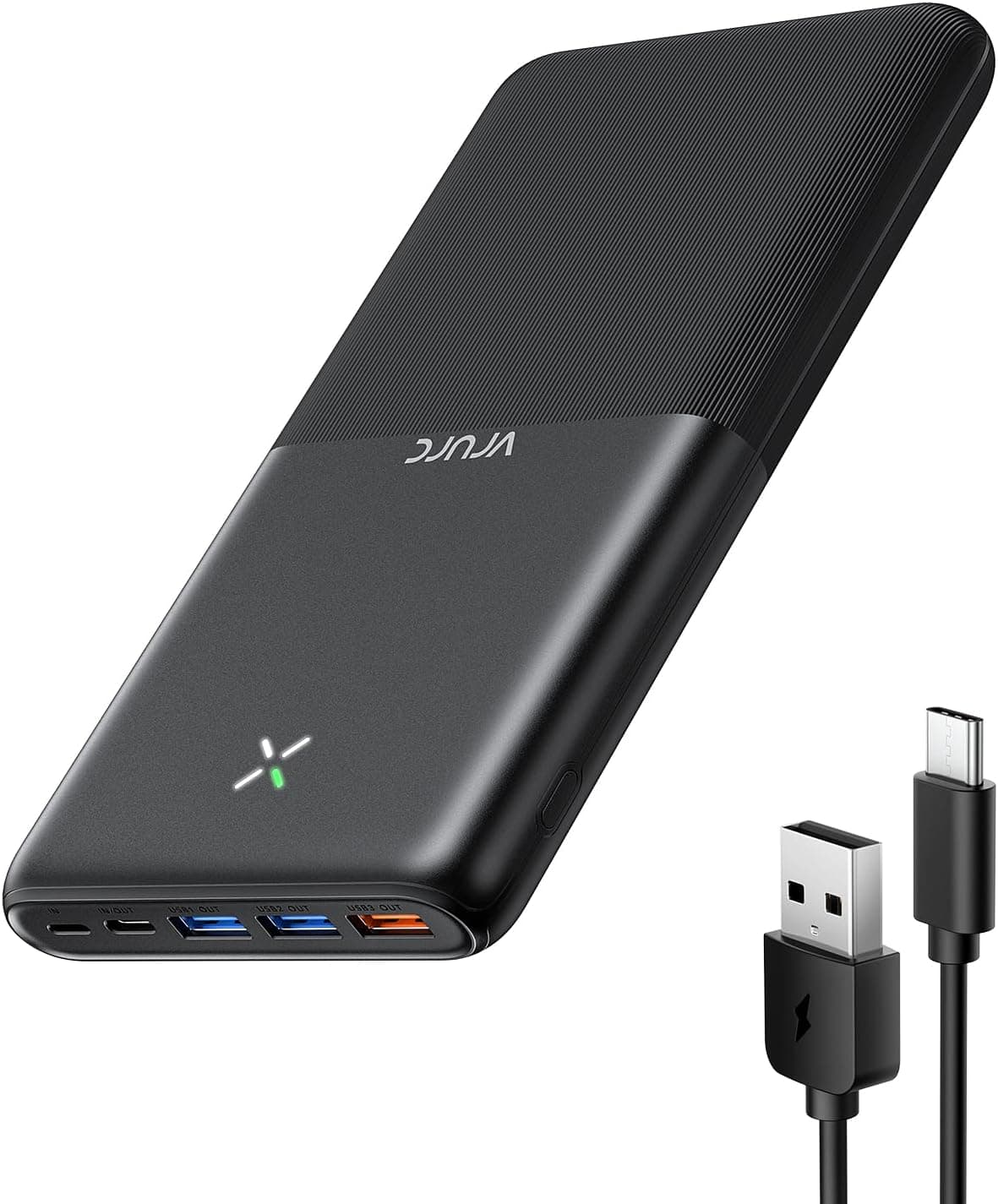 VRURC Power Bank, 30000 mAh 22,5W Bateria Externa Carga Rapida USB C In/out