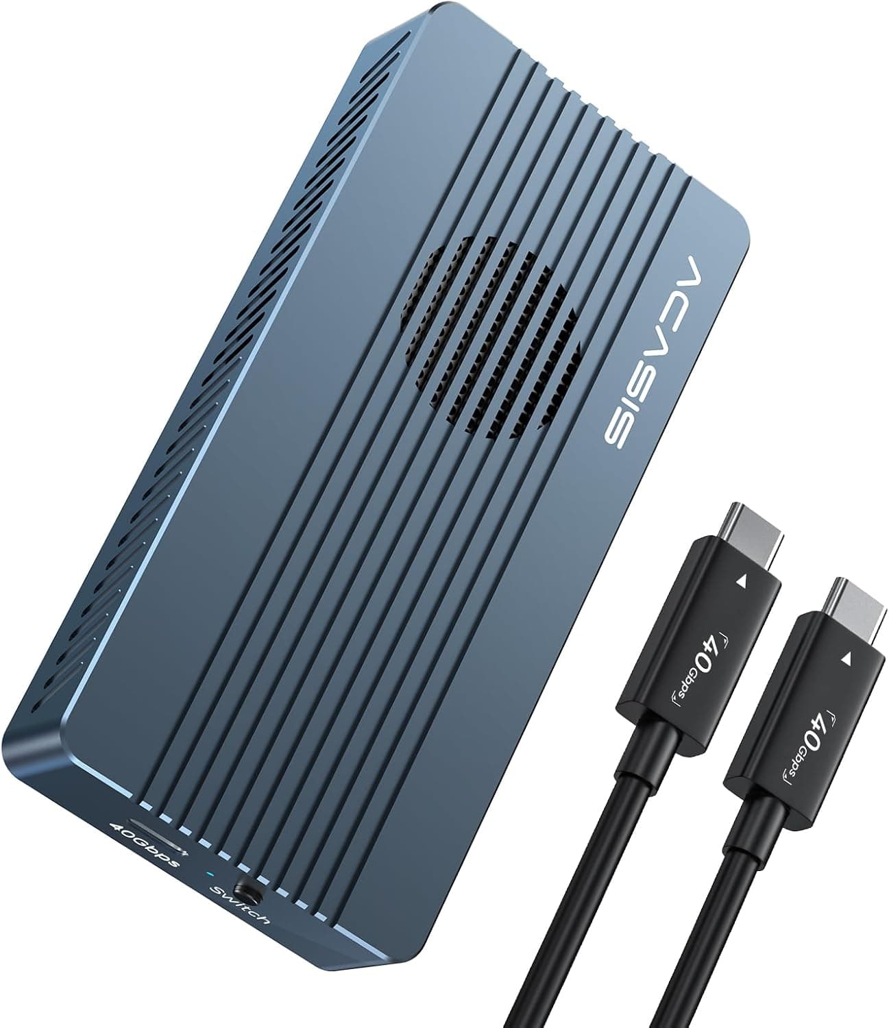 ACASIS 40Gbps M.2 NVMe SSD Enclosure, USB4/3.2 Adapter, Built-in Fan
