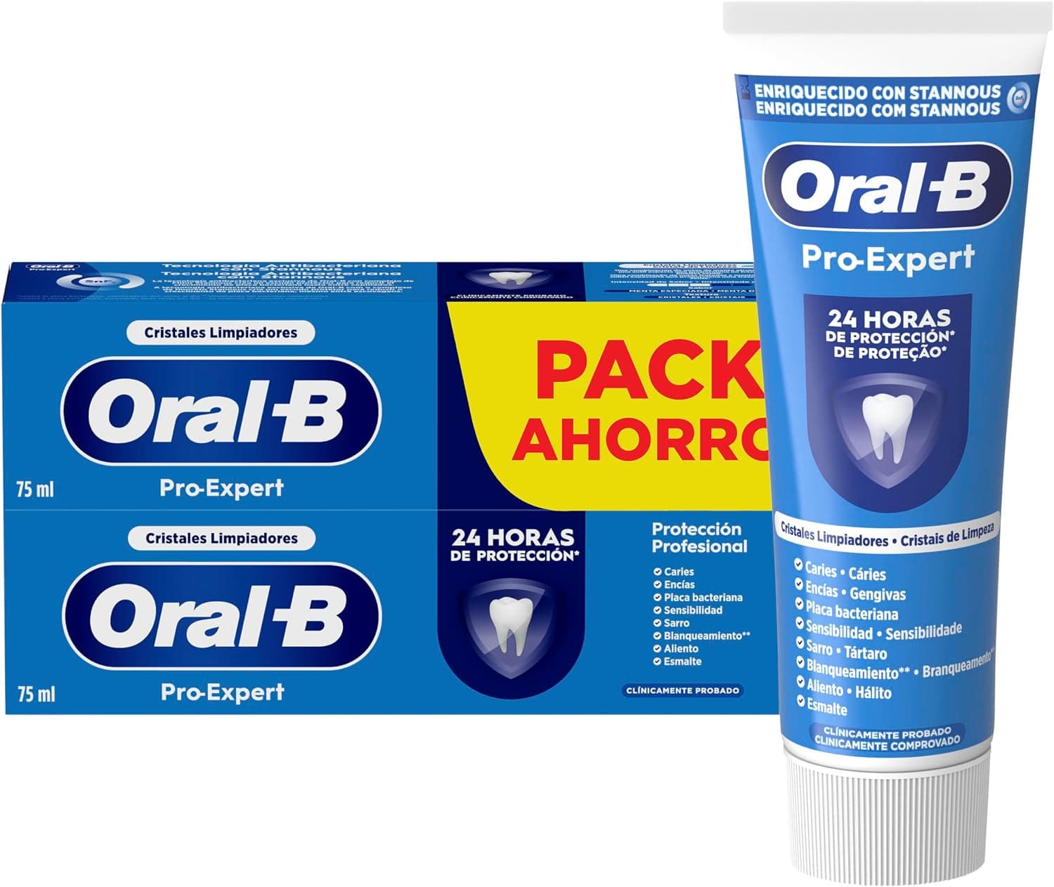Oral-B Pro-Expert Protección Profesional Pasta de Dientes, Pack 2x75 ml