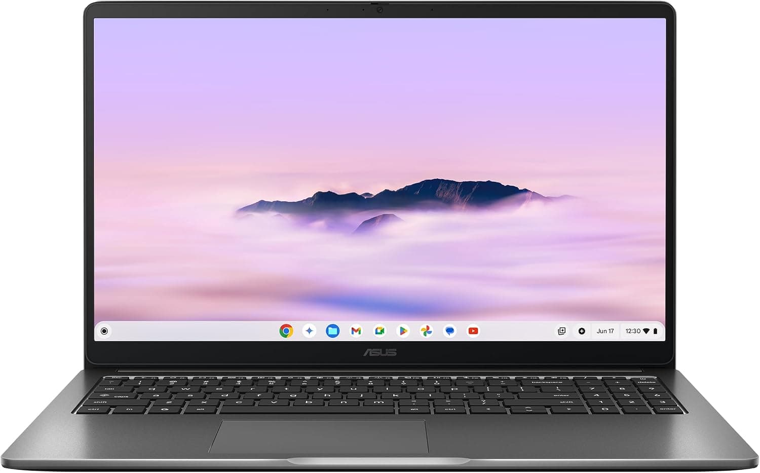 ASUS Chromebook Plus CX15 CX1505CTA-S70031 - Ordenador Portátil 15.6" Full HD (Intel Core 3 N355, 8GB RAM, 128GB eMMC, Graphics, ChromeOS) Gris Roca - Teclado QWERTY español