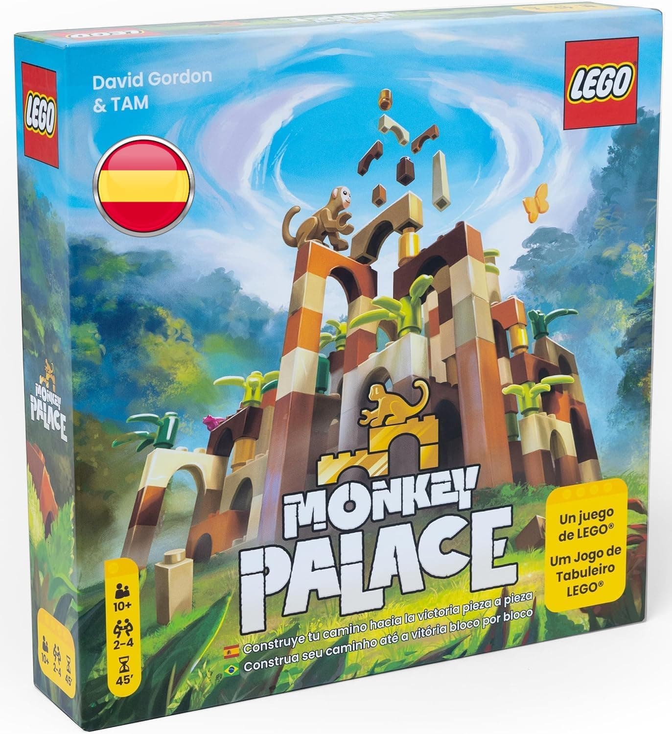Asmodee Monkey Palace: Un Juego de Mesa de Lego, Juego Divertido