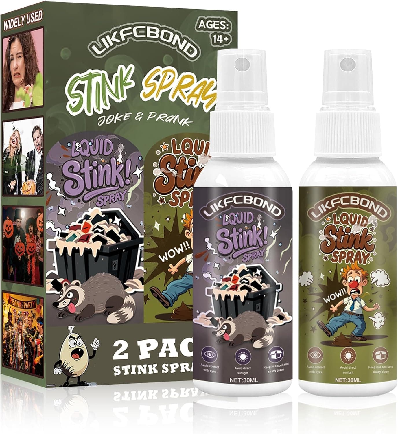 Spray Apestoso, Spray para Pedos Líquido, 2 Piezas, 30ML