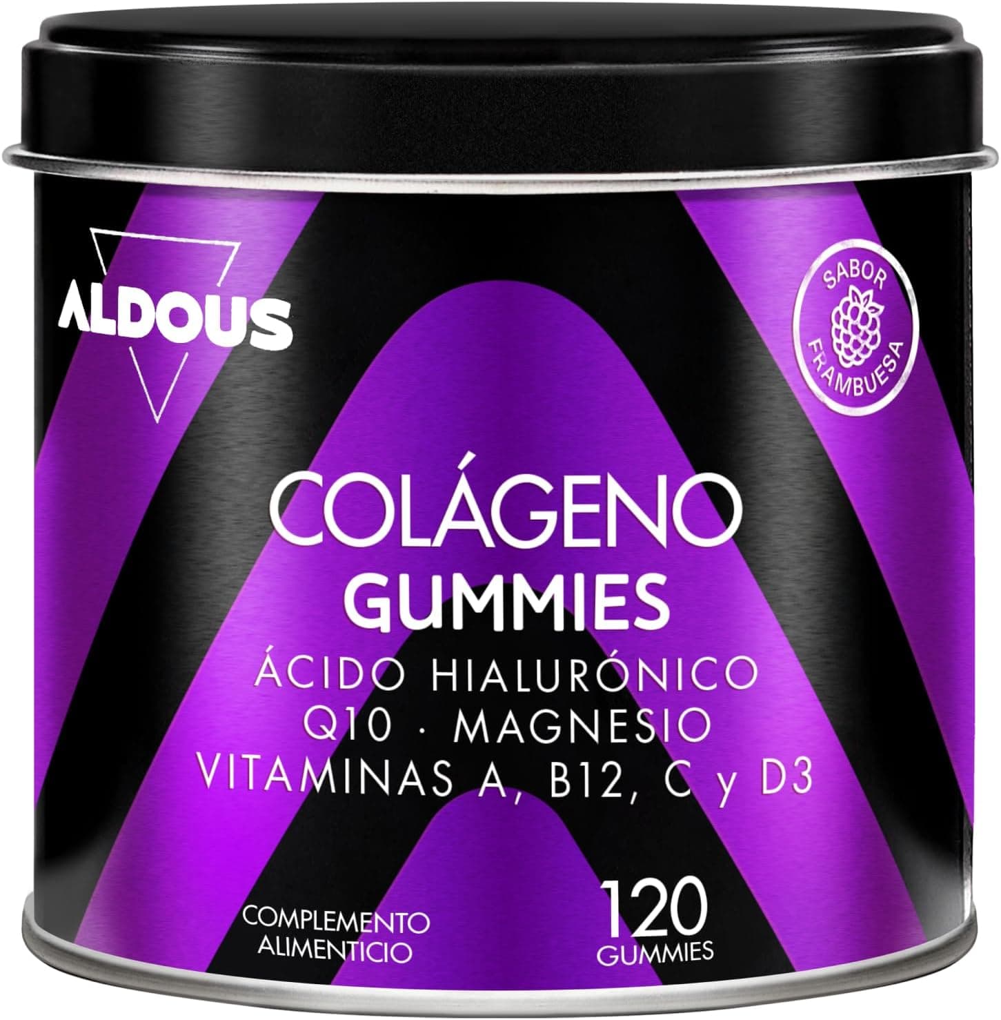 120 Gominolas Colageno + Magnesio, Acido Hialuronico Coenzima Q10 - Energia