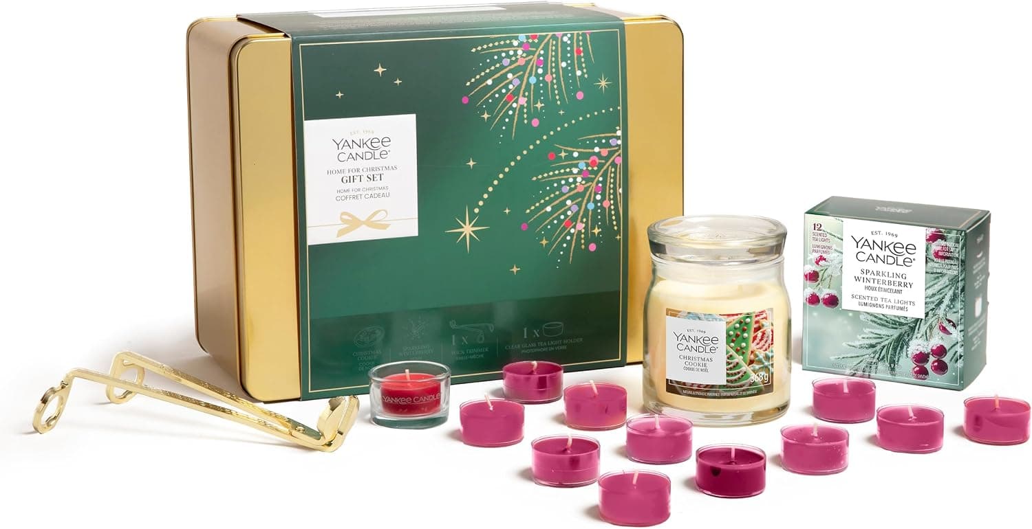 Yankee Candle Set de Velas Perfumadas de Navidad | Colección Invierno 2026 | Perfectos para Mujeres