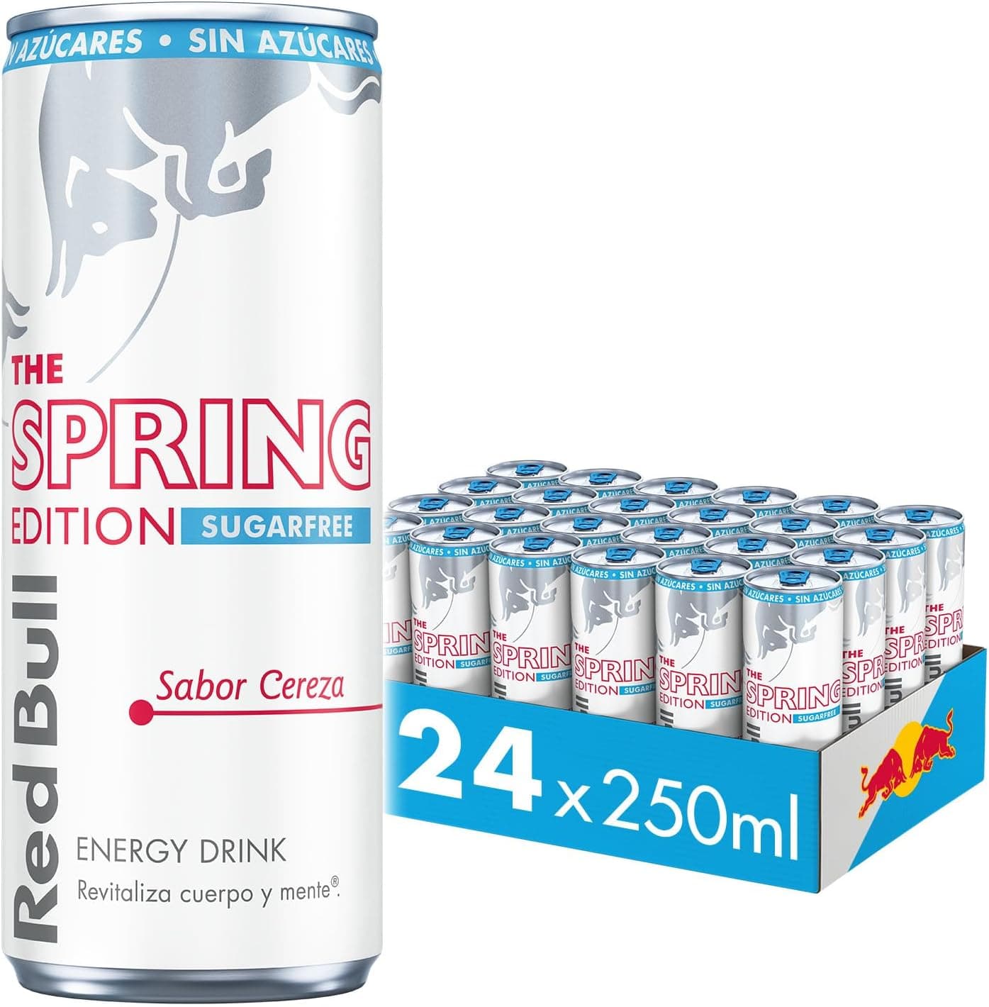 Red Bull Sin Azúcar Bebida Energética Cereza-Sakura