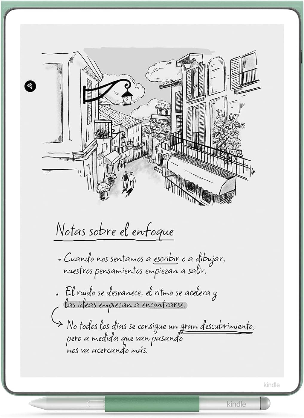 Funda para Amazon Kindle Scribe, con tapa plegable, acople magnético y diseño sostenible, funcional y protectora (material vegetal)