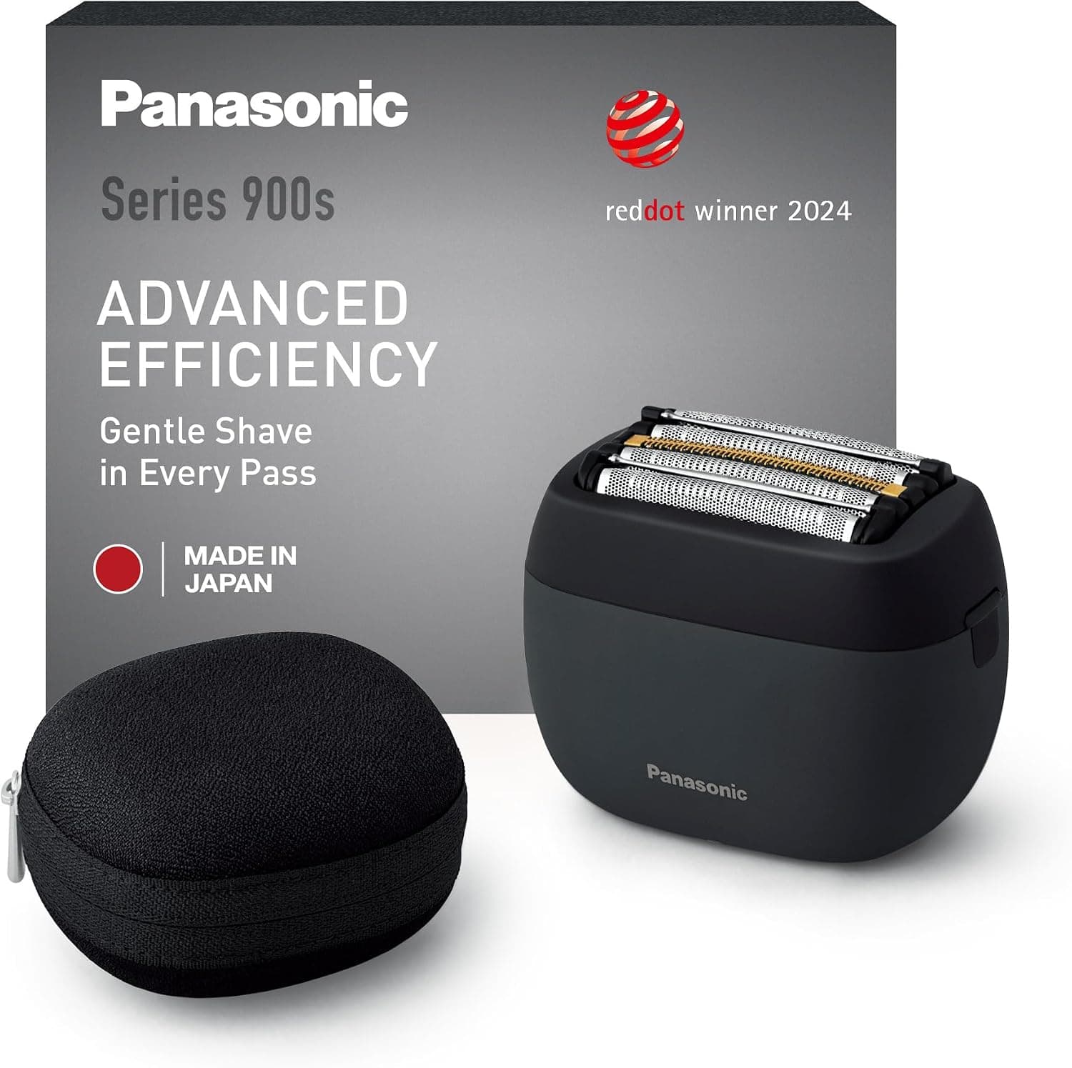 Panasonic ES-PV3B-K803 Serie 900s Afeitadora, Afeitadora Eléctrica de 5 Hojas para Uso En Seco y Húmedo para Hombres, Sensor De Barba Responsivo, USB-C, Estuche De Transporte, Negro Mate