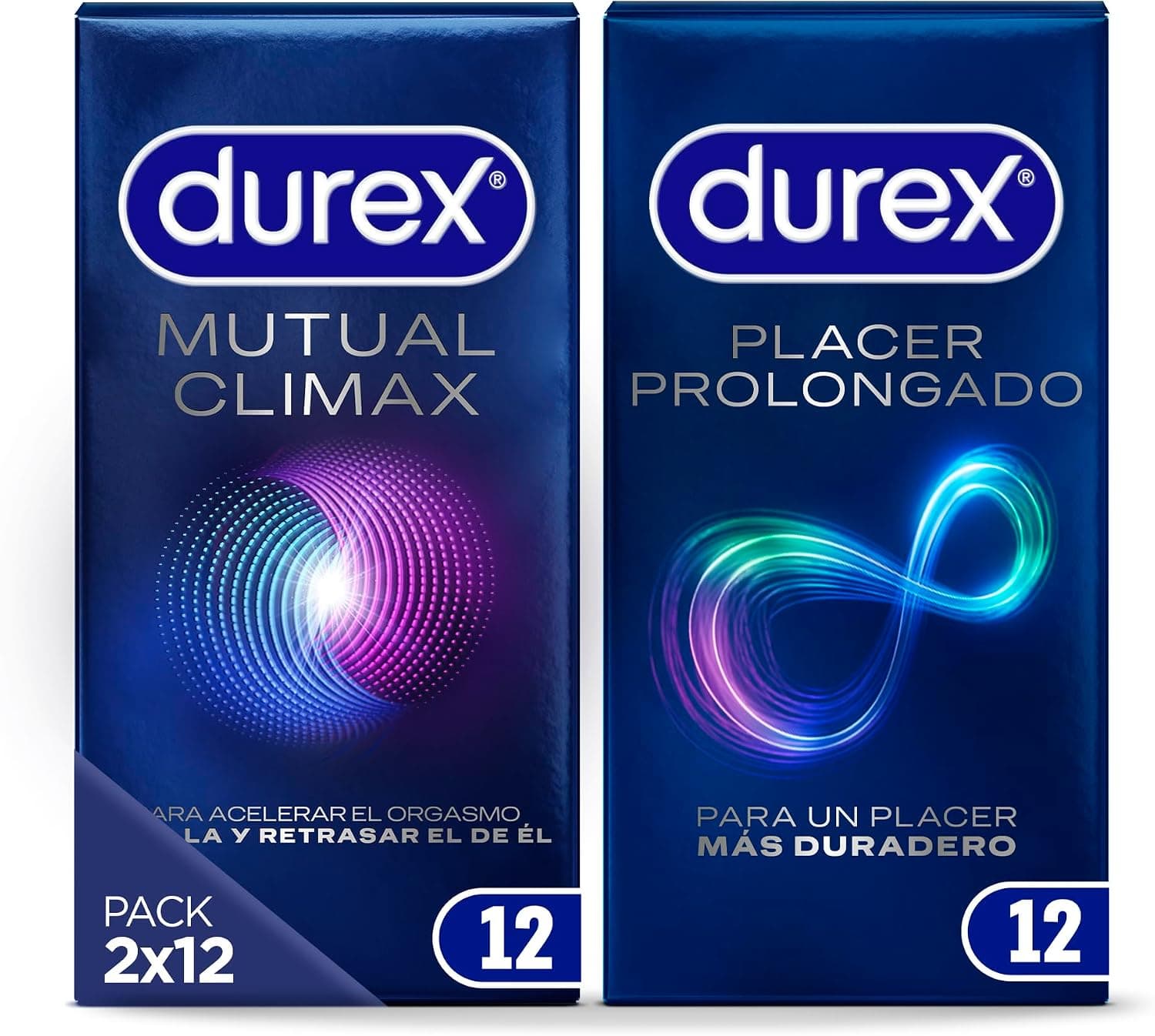 Durex Pack Preservativos Placer Prolongado + Mutual Climax - 24 Condones