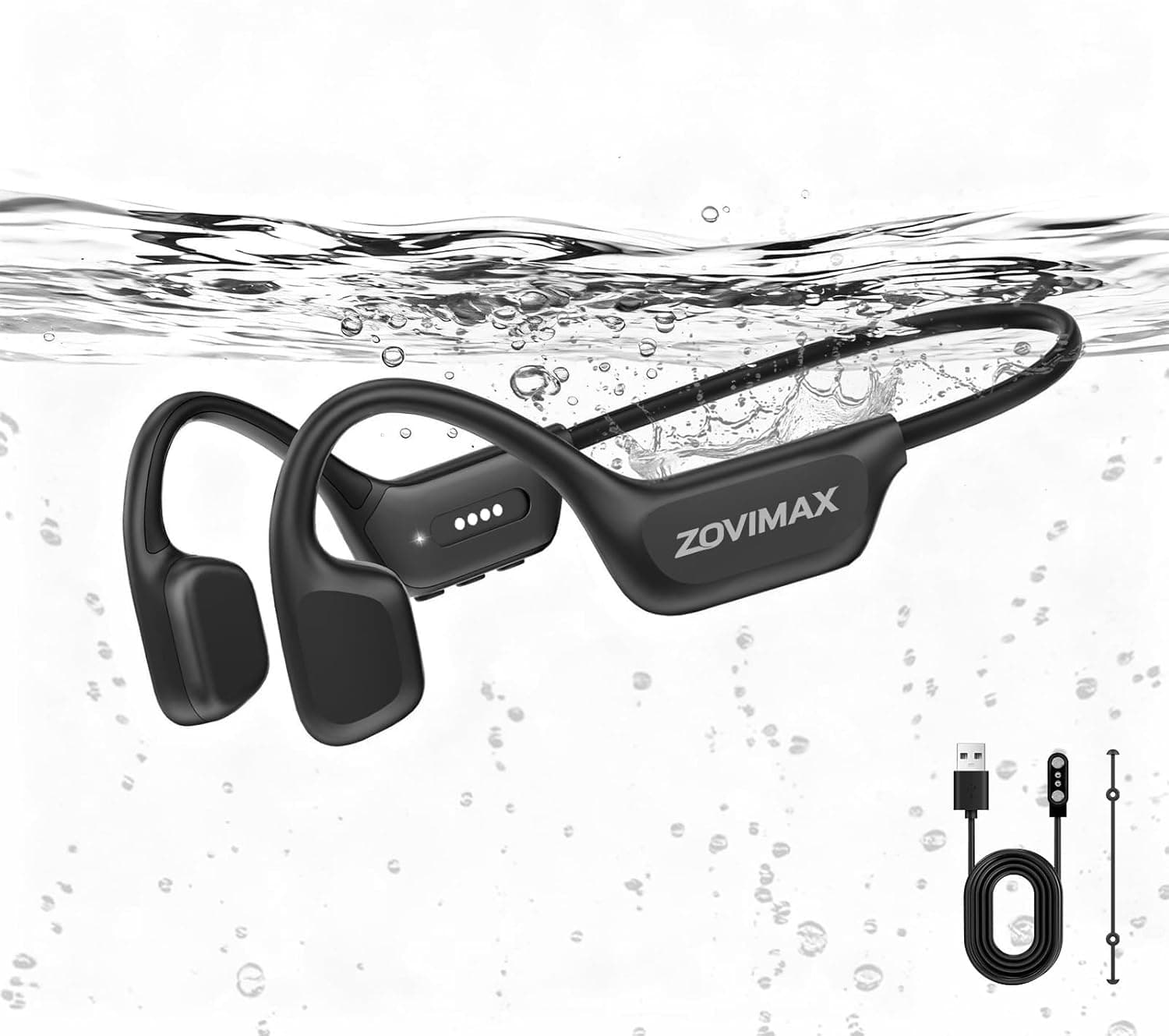 Auriculares Conducción Ósea Natación, IPX8, Bluetooth 6.0, MP3 8 GB